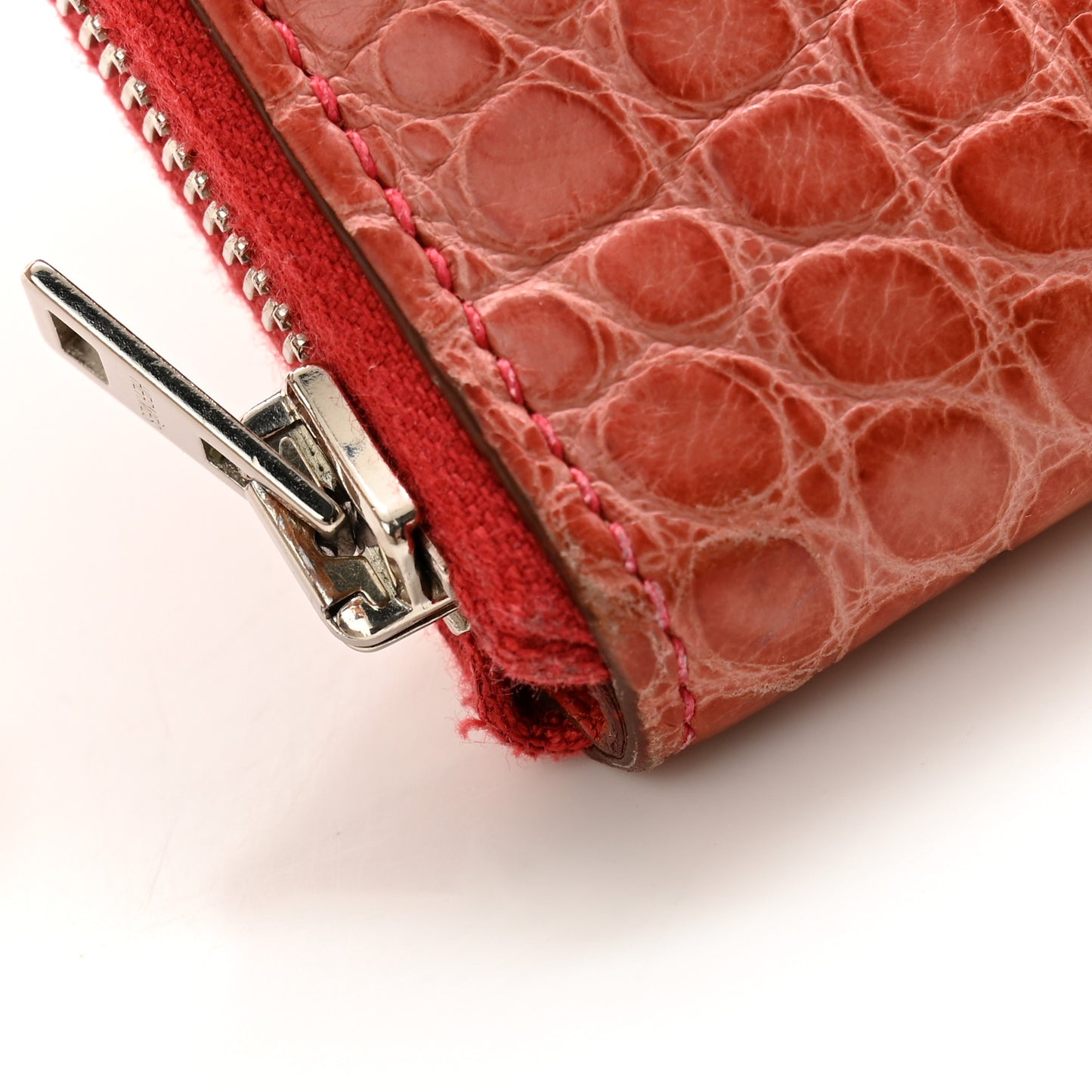 Matte Alligator Azap Wallet Bougainvillea