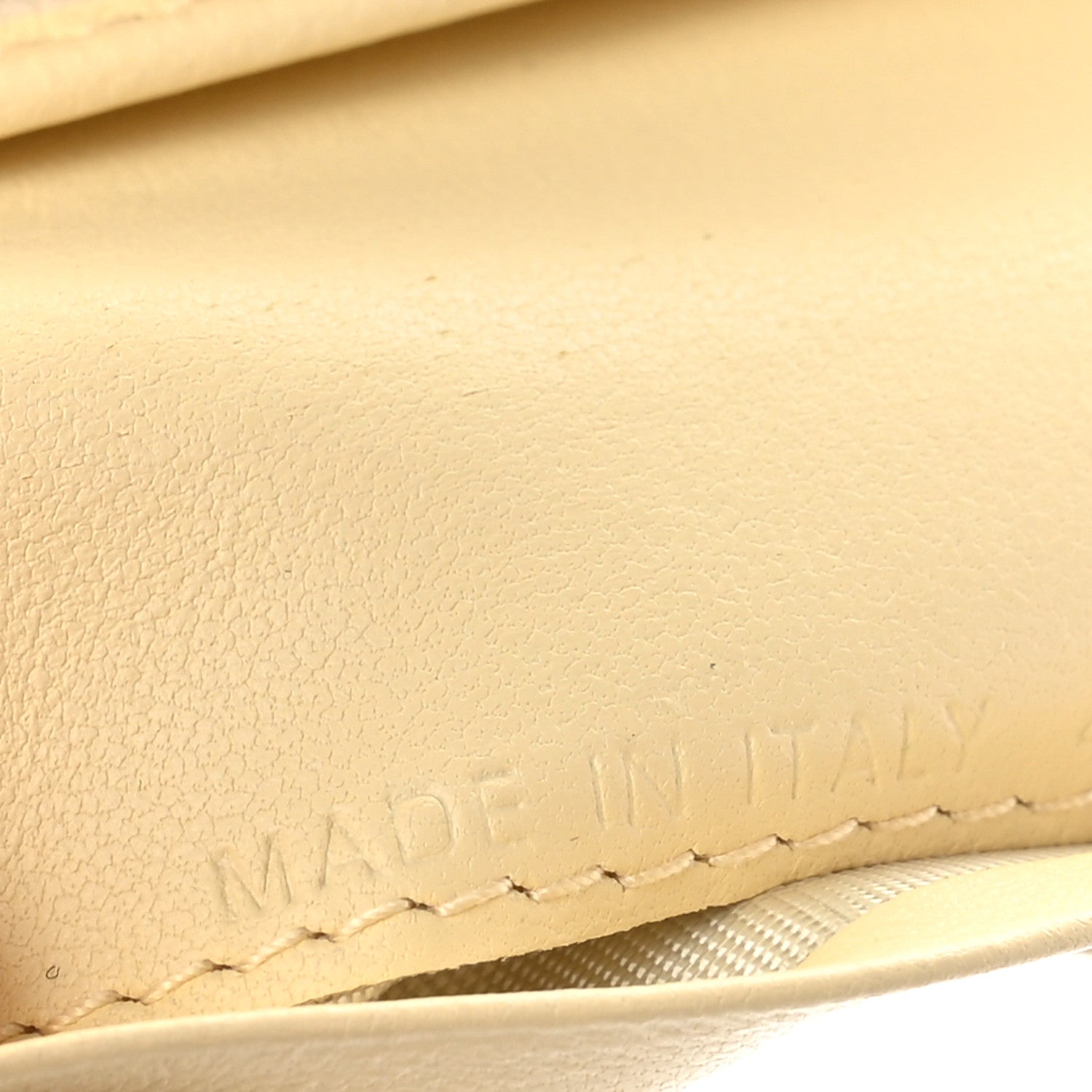 Christian Dior Lambskin Cannage Mini Lady Dior Wallet Soft Yellow 8 of 9