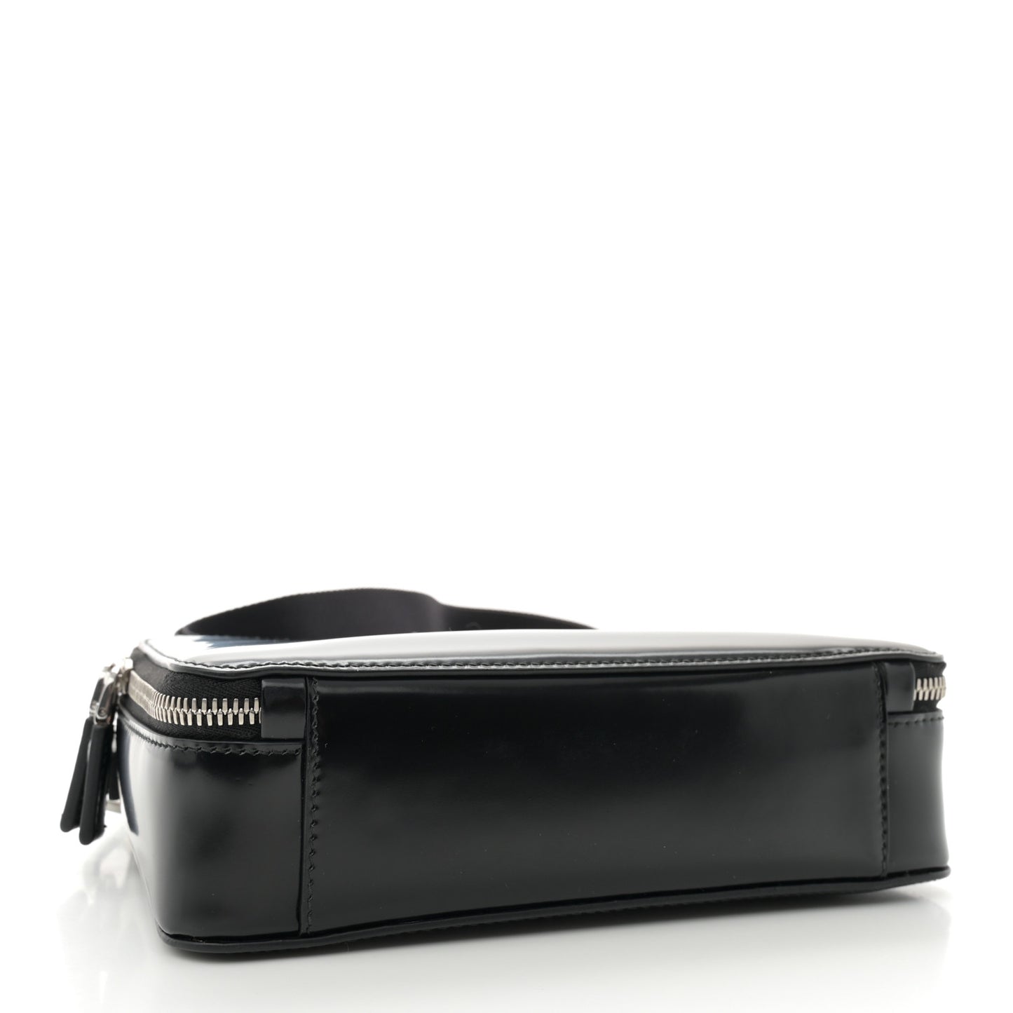 Spazzolato Medium Brique Crossbody Bag Black