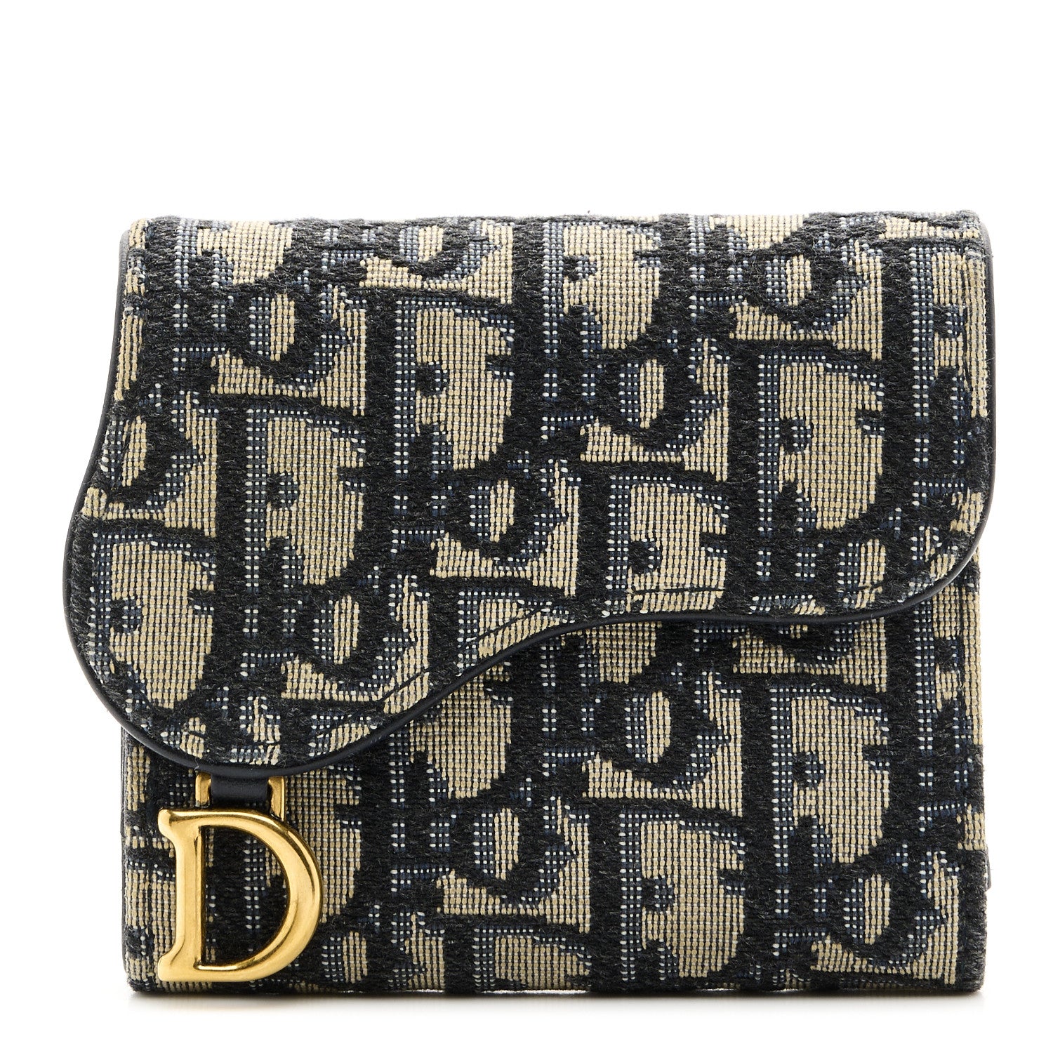Christian Dior Oblique Saddle Lotus Wallet Blue 1772826 – FASHIONPHILE