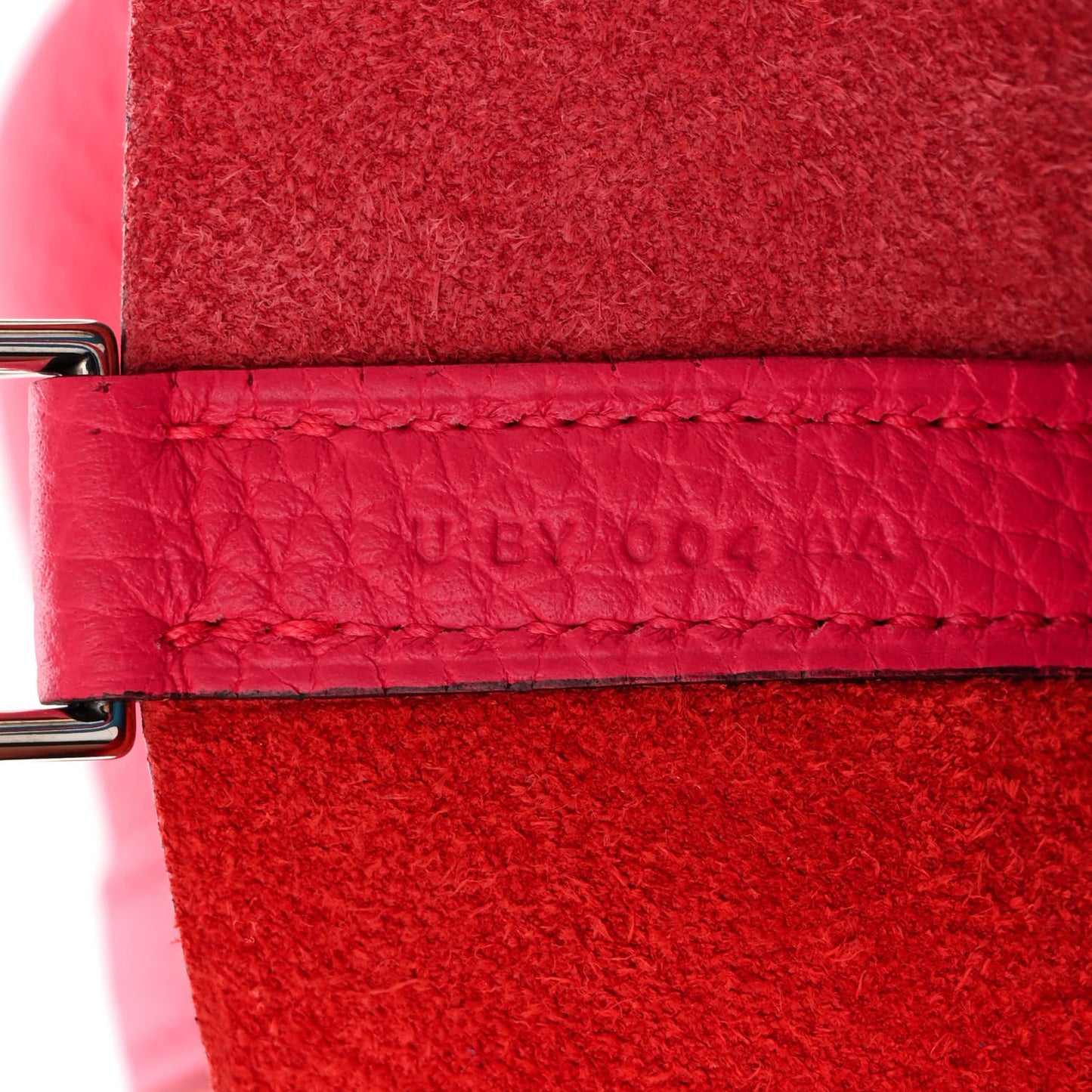 Taurillon Clemence Tri-Color Picotin Lock 18 PM Rouge Coeur Rose Extreme Bleu Zanzibar
