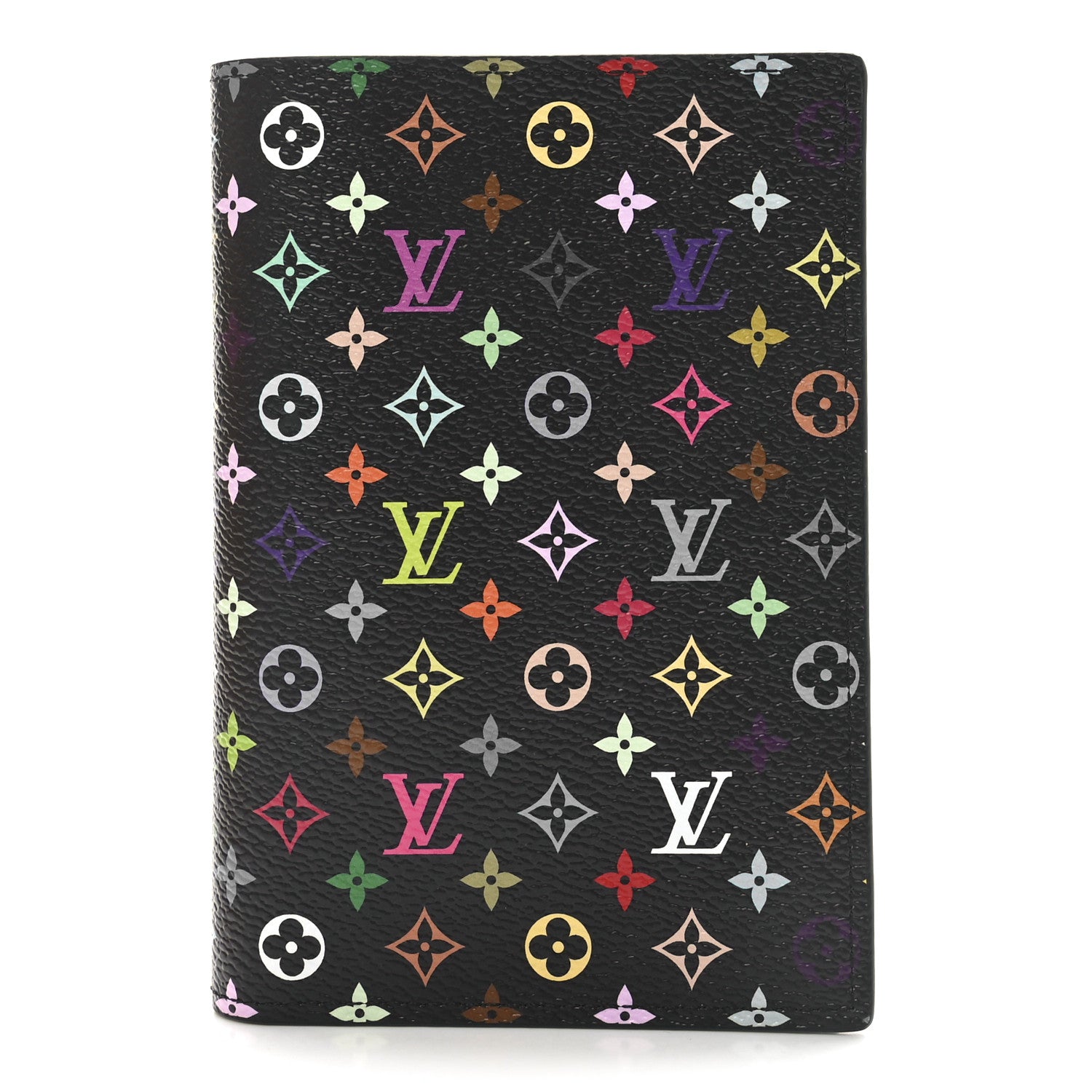 Louis Vuitton LV X TM Monogram Multicolor Passport Cover Black