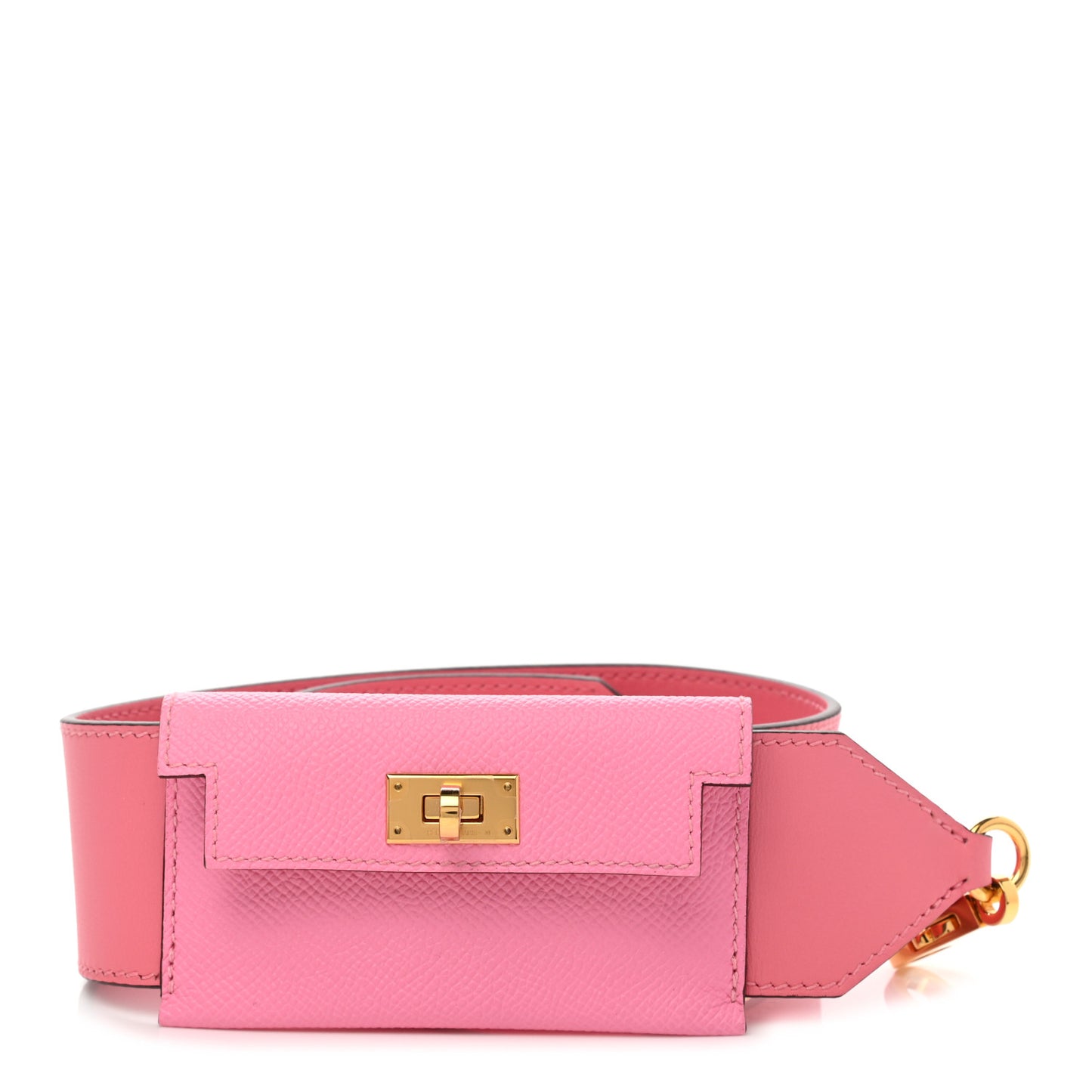 Swift Epsom Pocket Kelly Shoulder Strap Rose Azalee Rose Confetti