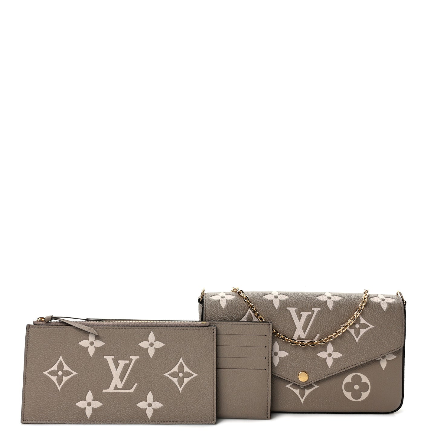 Empreinte Monogram Giant Felicie Pochette Tourterelle Creme
