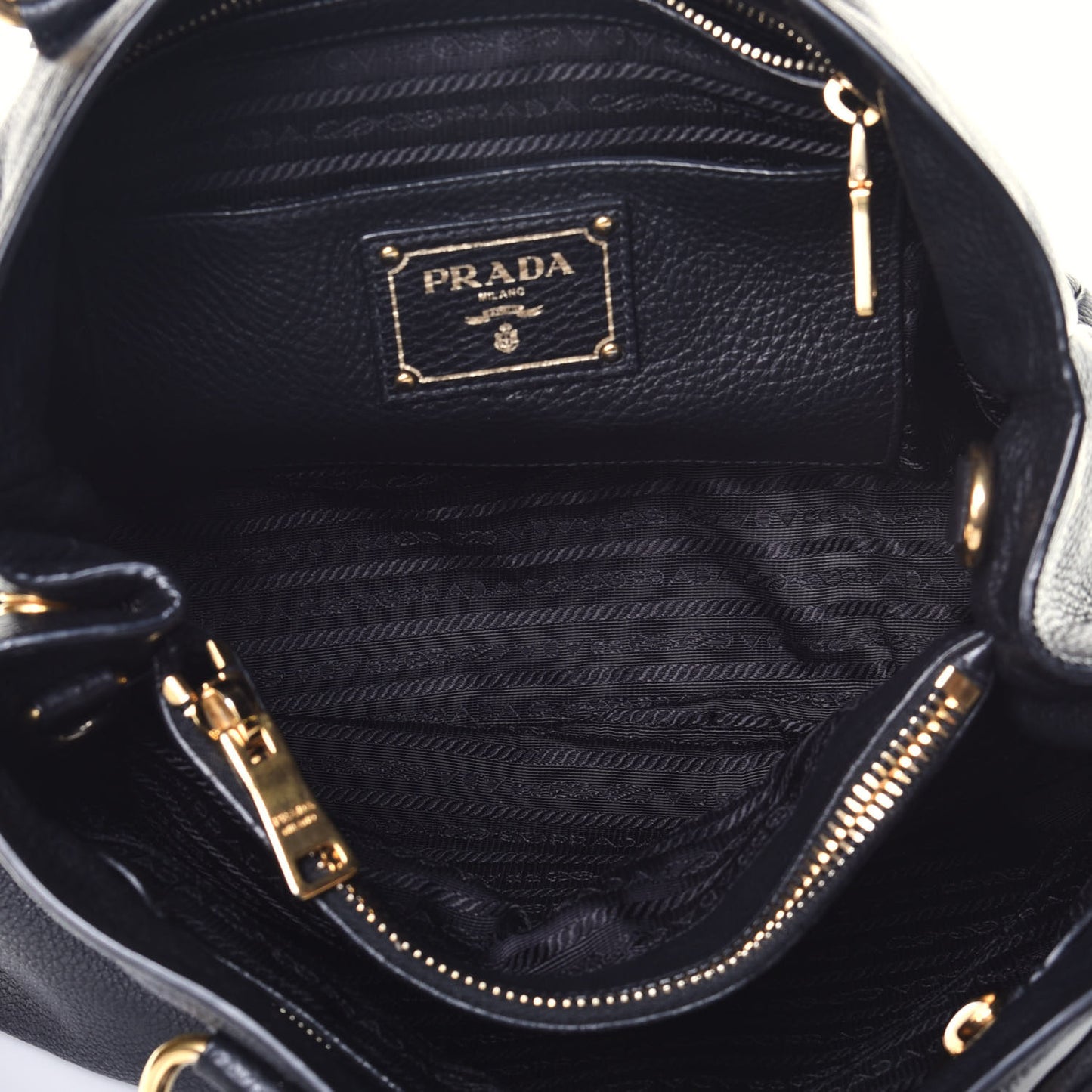 Vitello Daino Tote Nero Black