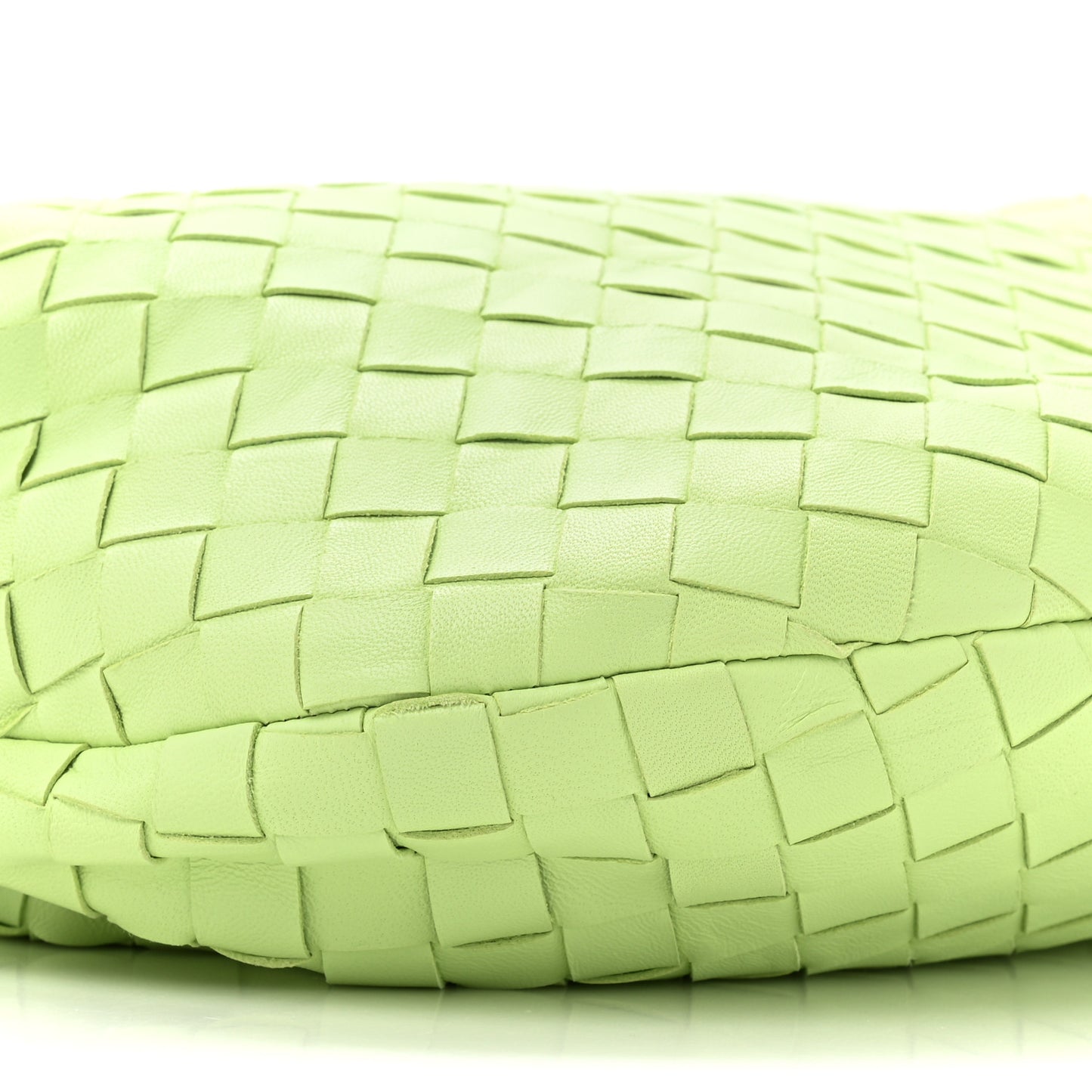 Nappa Intrecciato Teen Jodie Hobo Pistachio