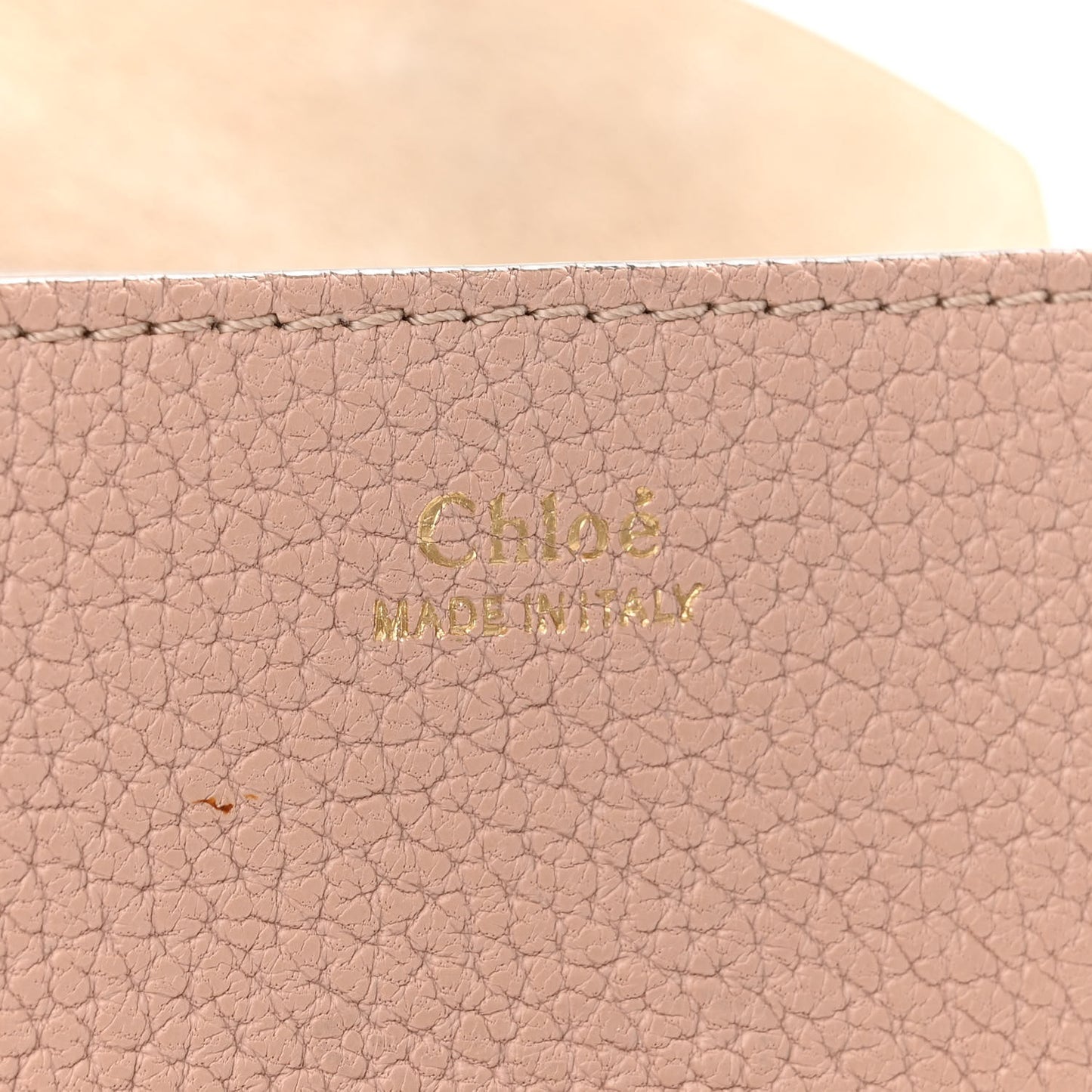 Grained Lambskin Flower Crystal Embellished Mini Drew Shoulder Bag Cement Pink