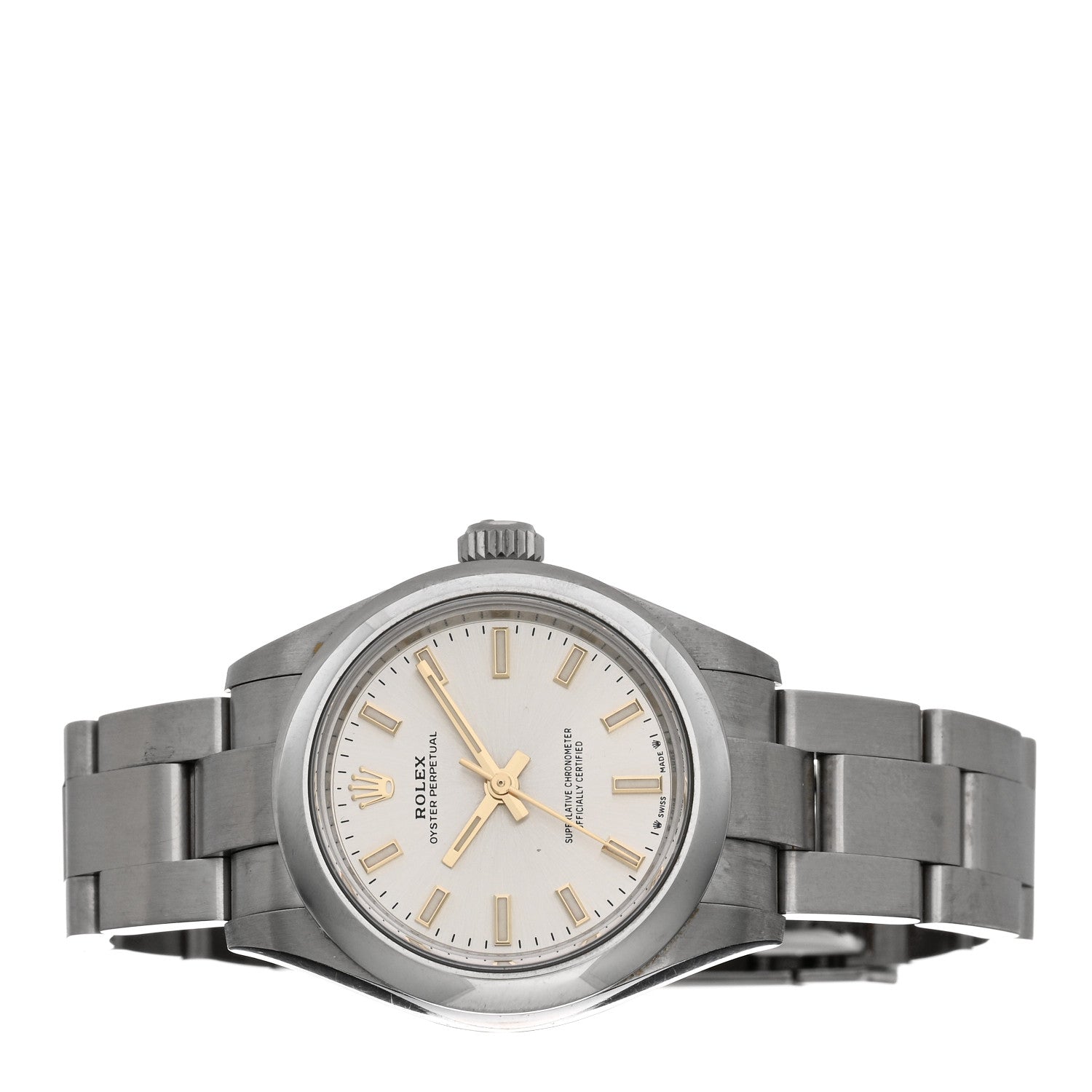 Rolex Stainless Steel 28mm Oyster Perpetual Datejust Watch Silver 276200 2 of 5