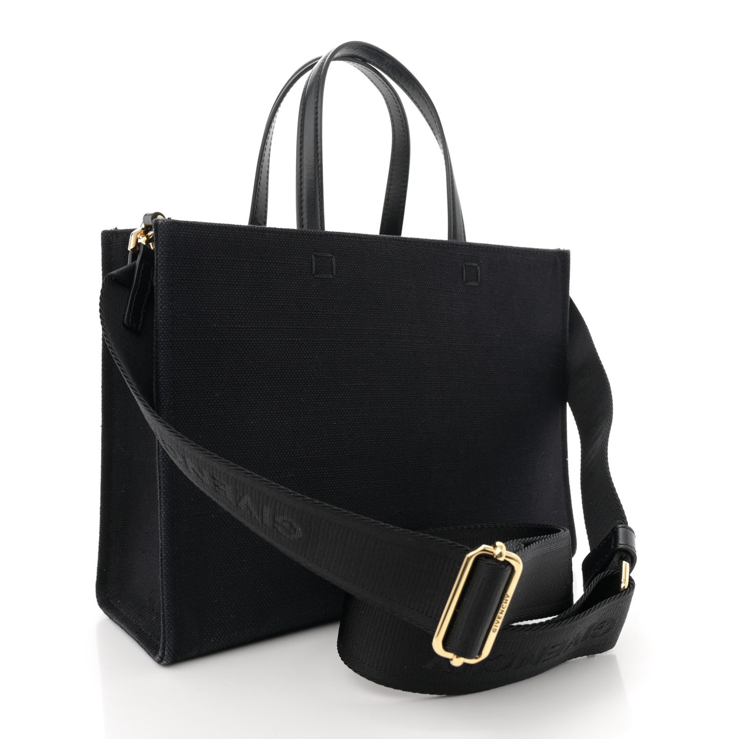Canvas Small Bond Shopper Tote Black