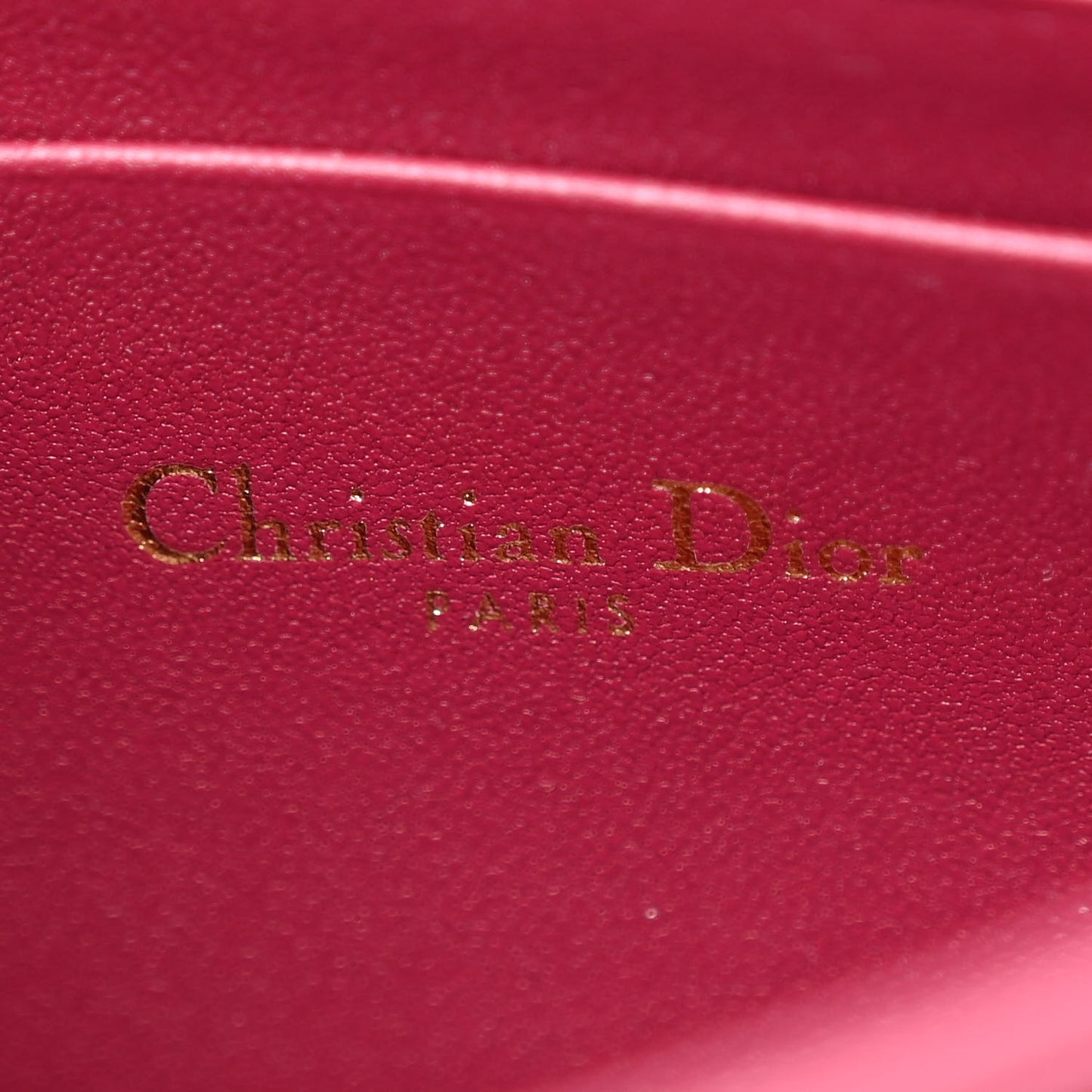 Lambskin Cannage Mini My Dior Top Handle Clutch Burgundy