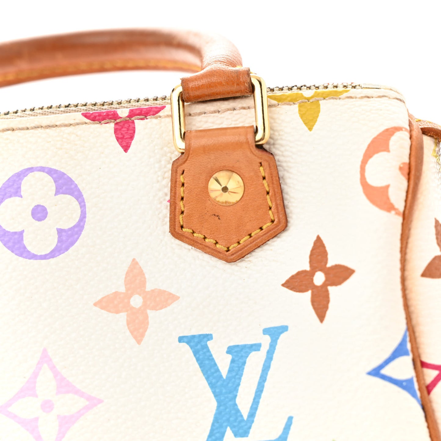 Monogram Multicolor Mini Sac HL Speedy White