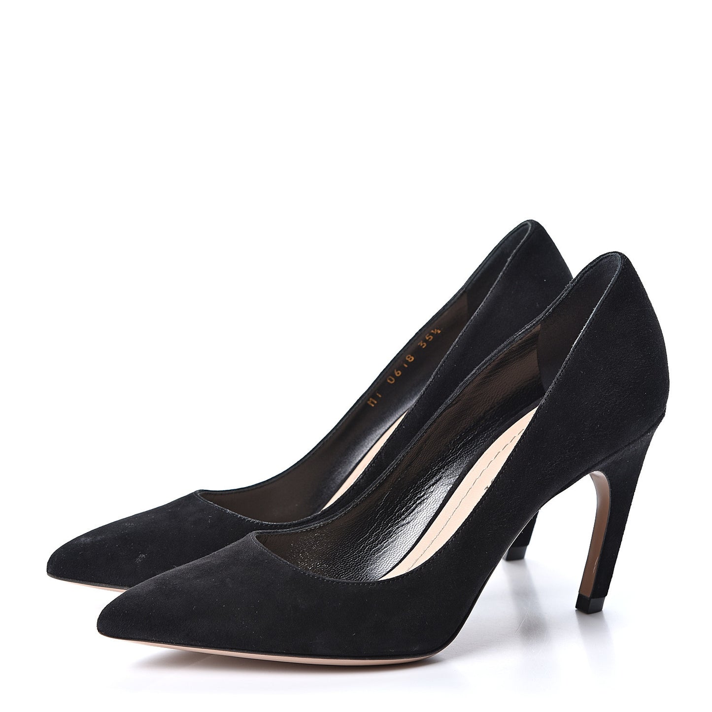 Suede Pumps 35.5 Black