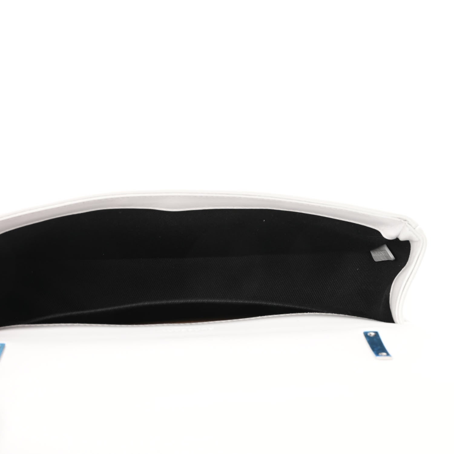 Burberry Patent Quilted Horseferry Print Small Lola Bag White 5 of 8