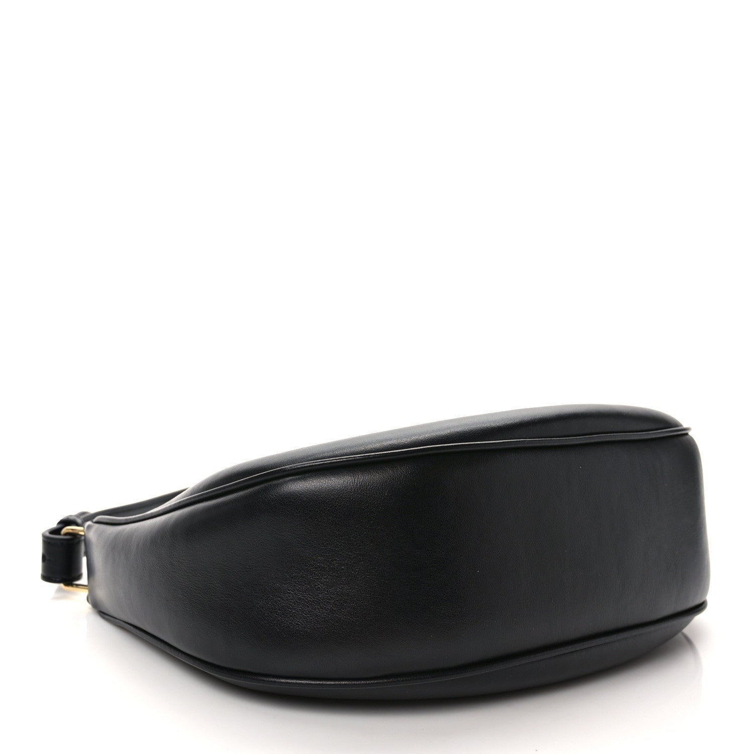 Celine Smooth Calfskin Medium Strap Ava Triomphe Shoulder Bag Black 4 of 9