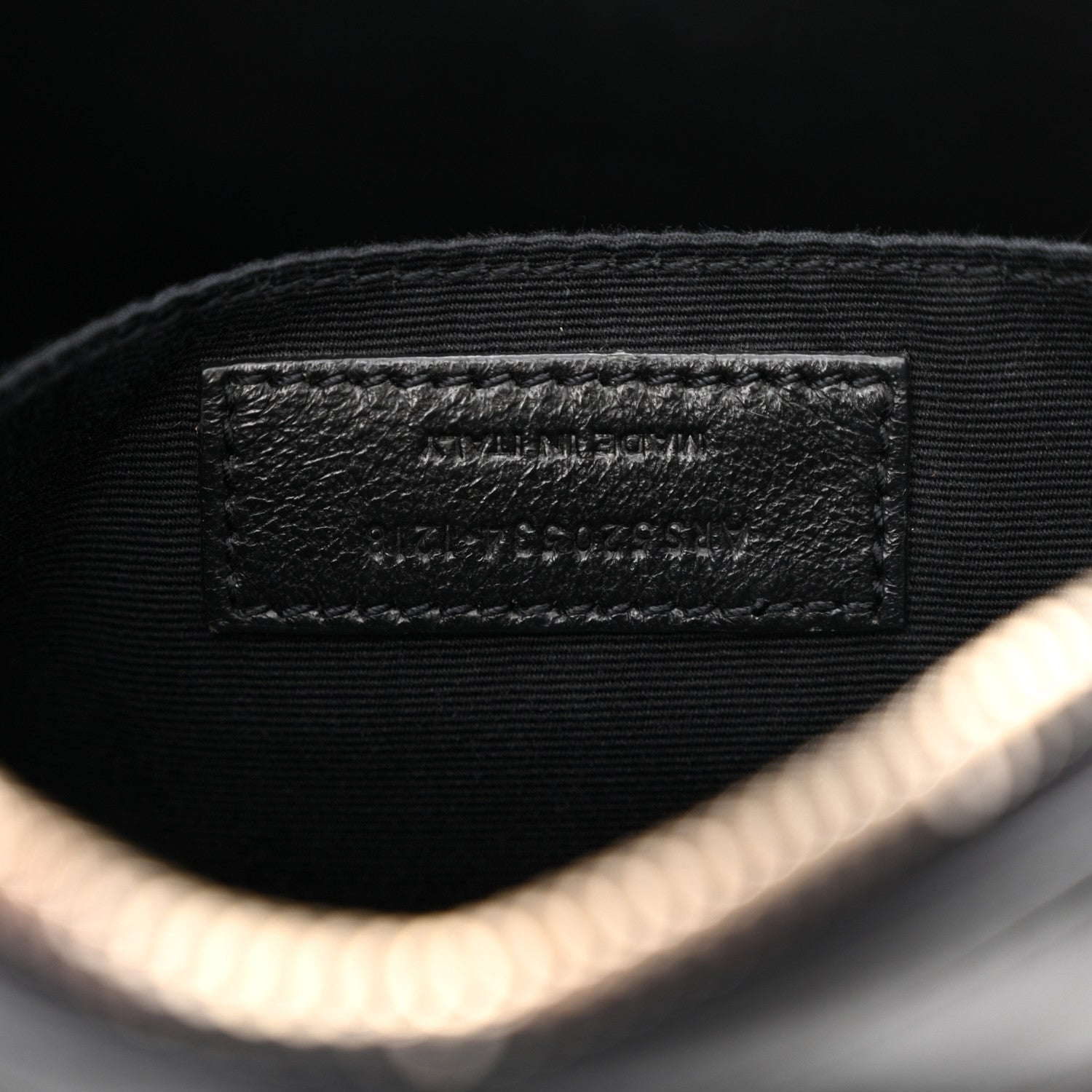 Saint Laurent Calfskin Matelasse Monogram Lou Camera Bag Black 7 of 11