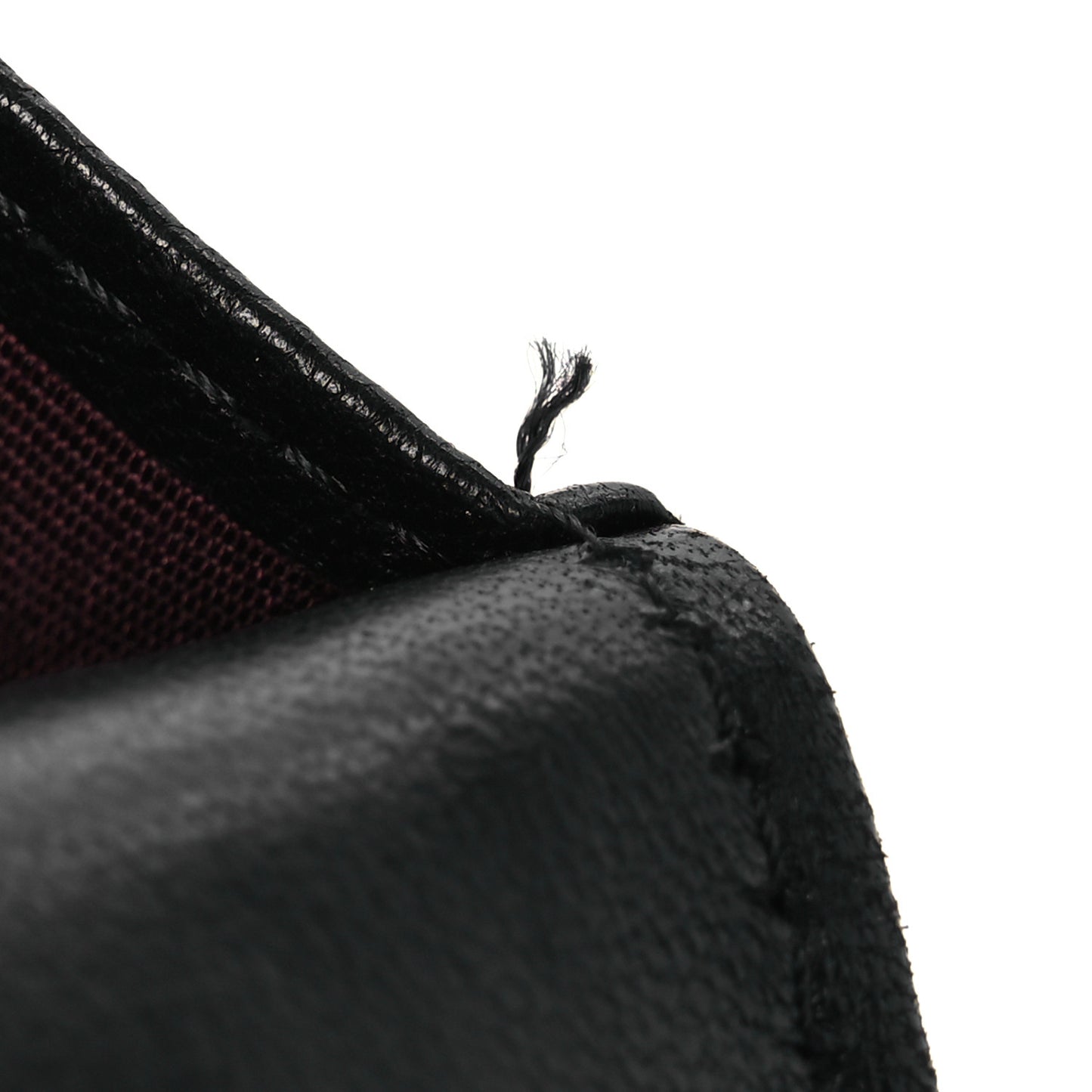 Lambskin Quilted Wallet On Chain WOC Black