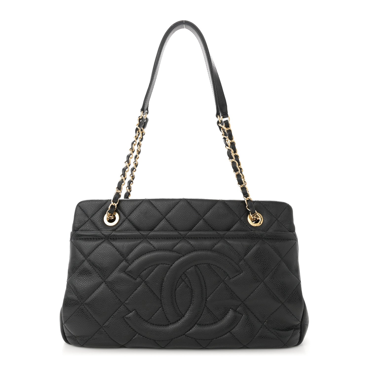 Chanel Caviar Quilted Timeless CC Soft Tote Black 1 of 11
