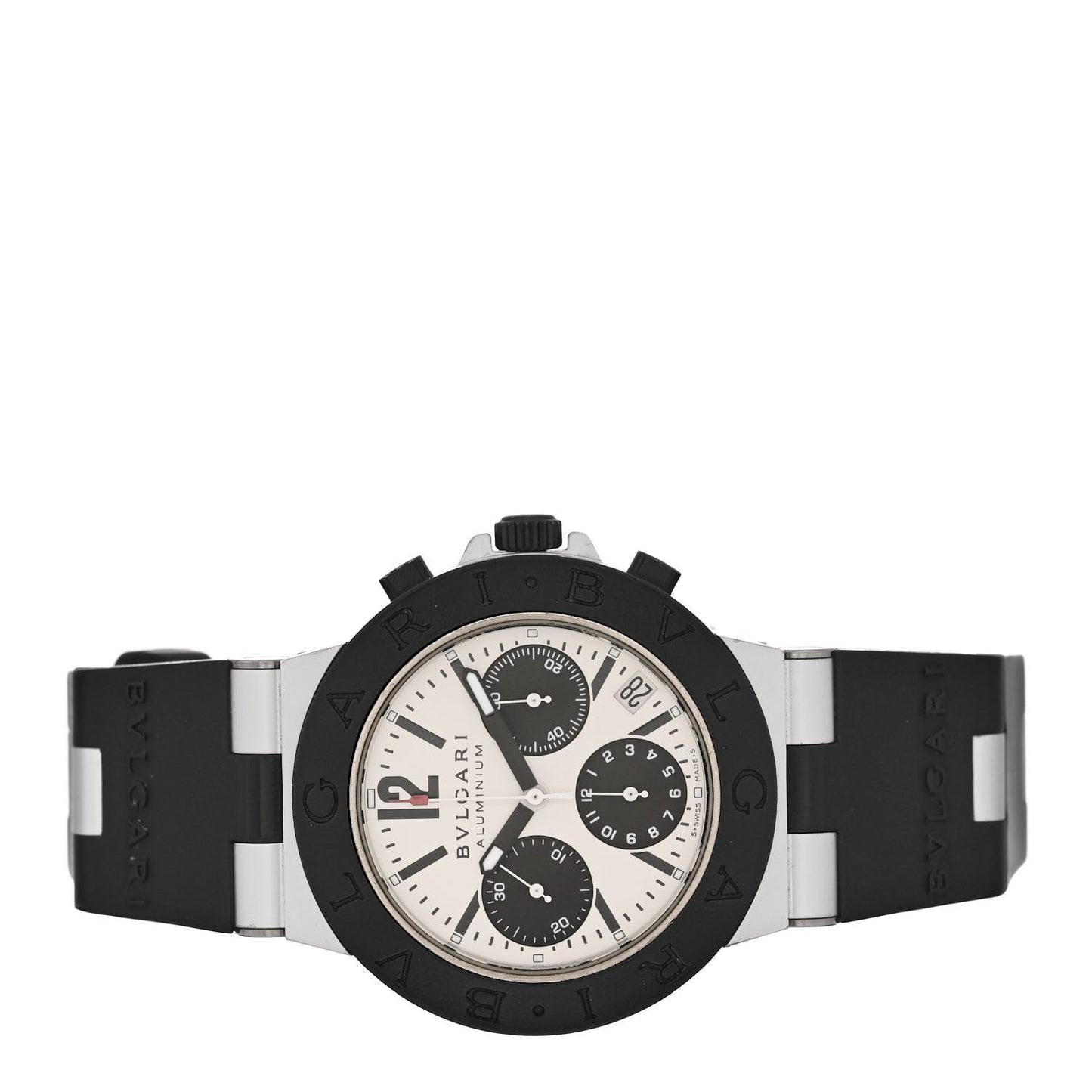 Aluminum Rubber 38mm Diagono Chronograph Automatic Watch