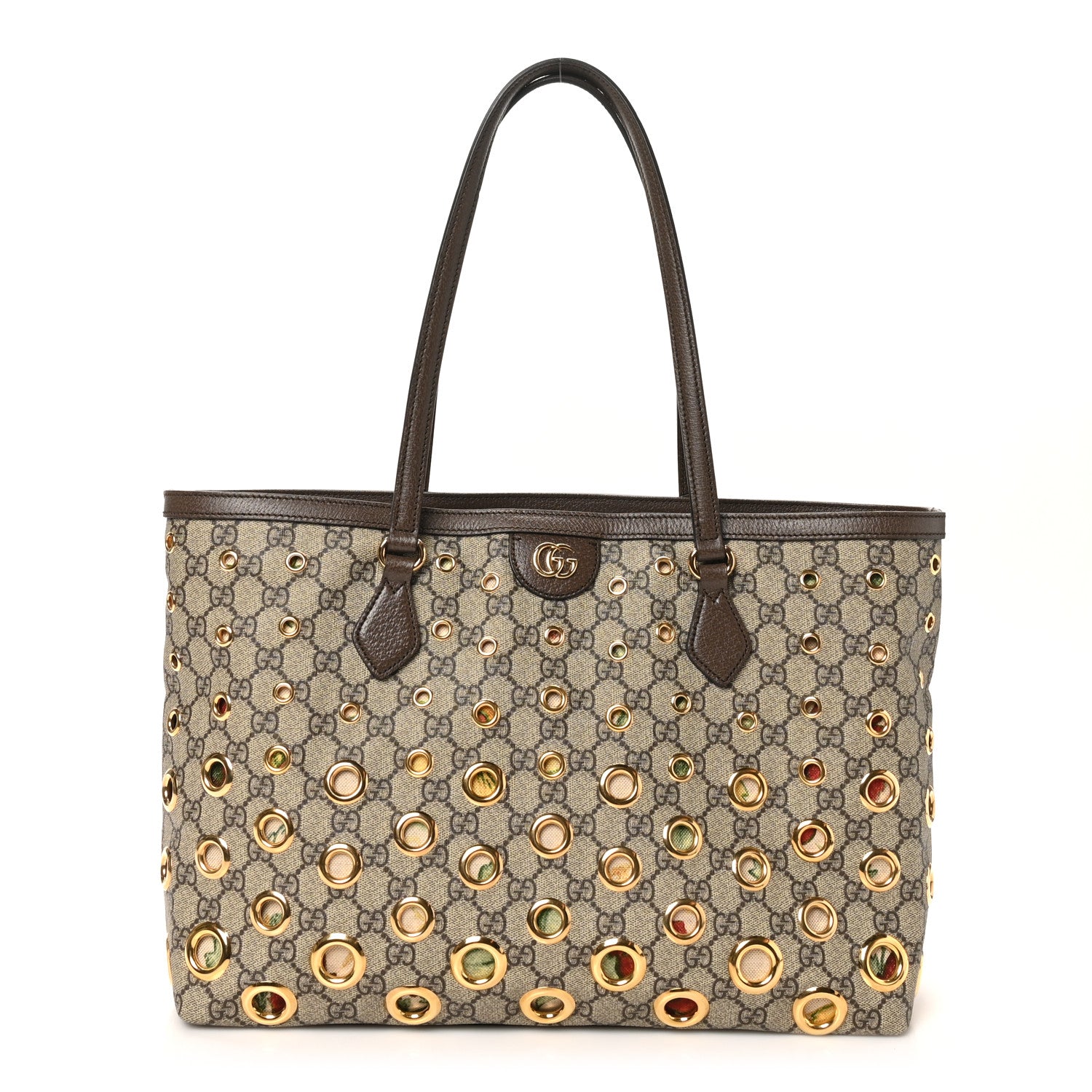 Gucci GG Supreme Eyelet Medium Ophidia Tote Bag 1789093 – FASHIONPHILE