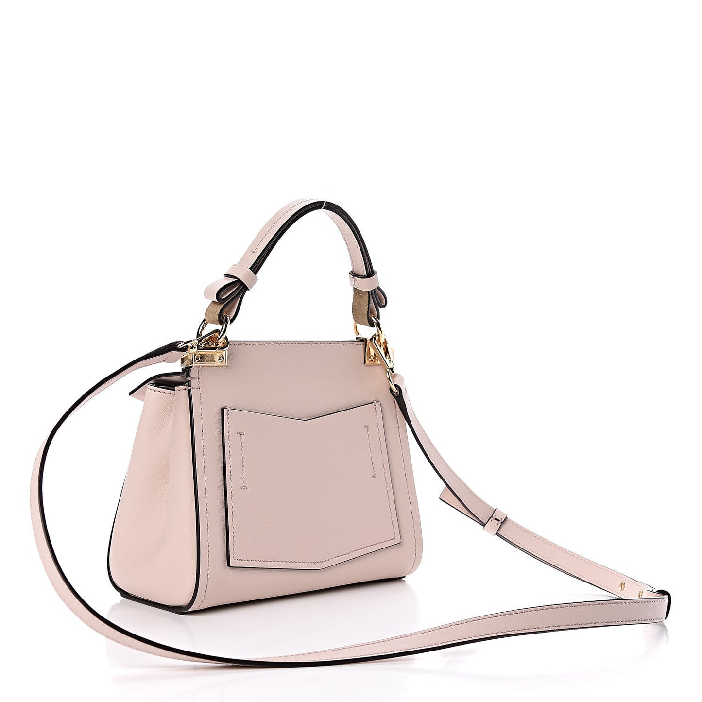 Calfskin Mini Mystic Shoulder Bag Pale Pink
