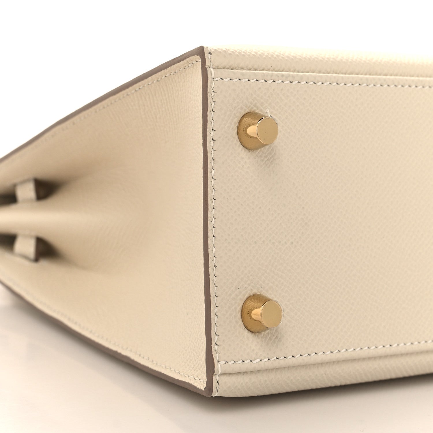 Hermes Epsom Kelly Sellier 25 Craie 9 of 11