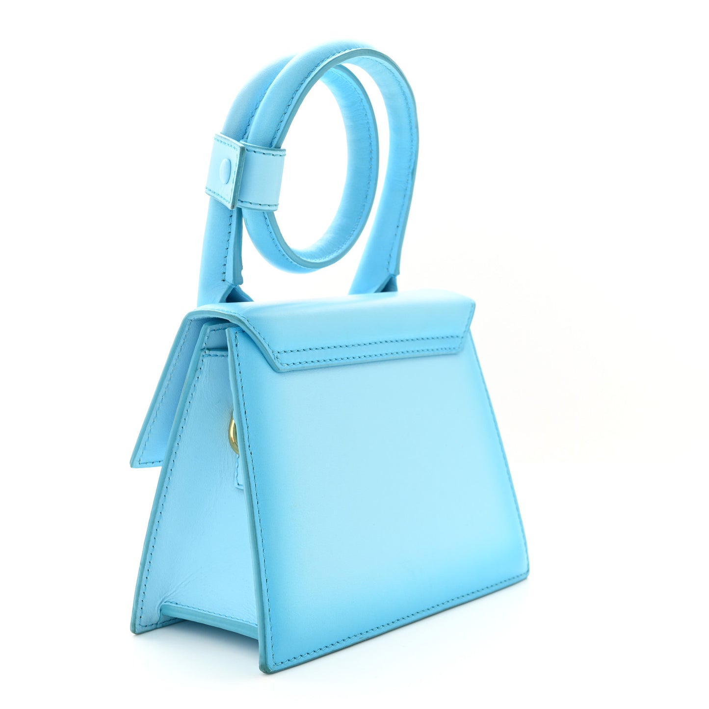 Smooth Calfskin Le Chiquito Noeud Blue