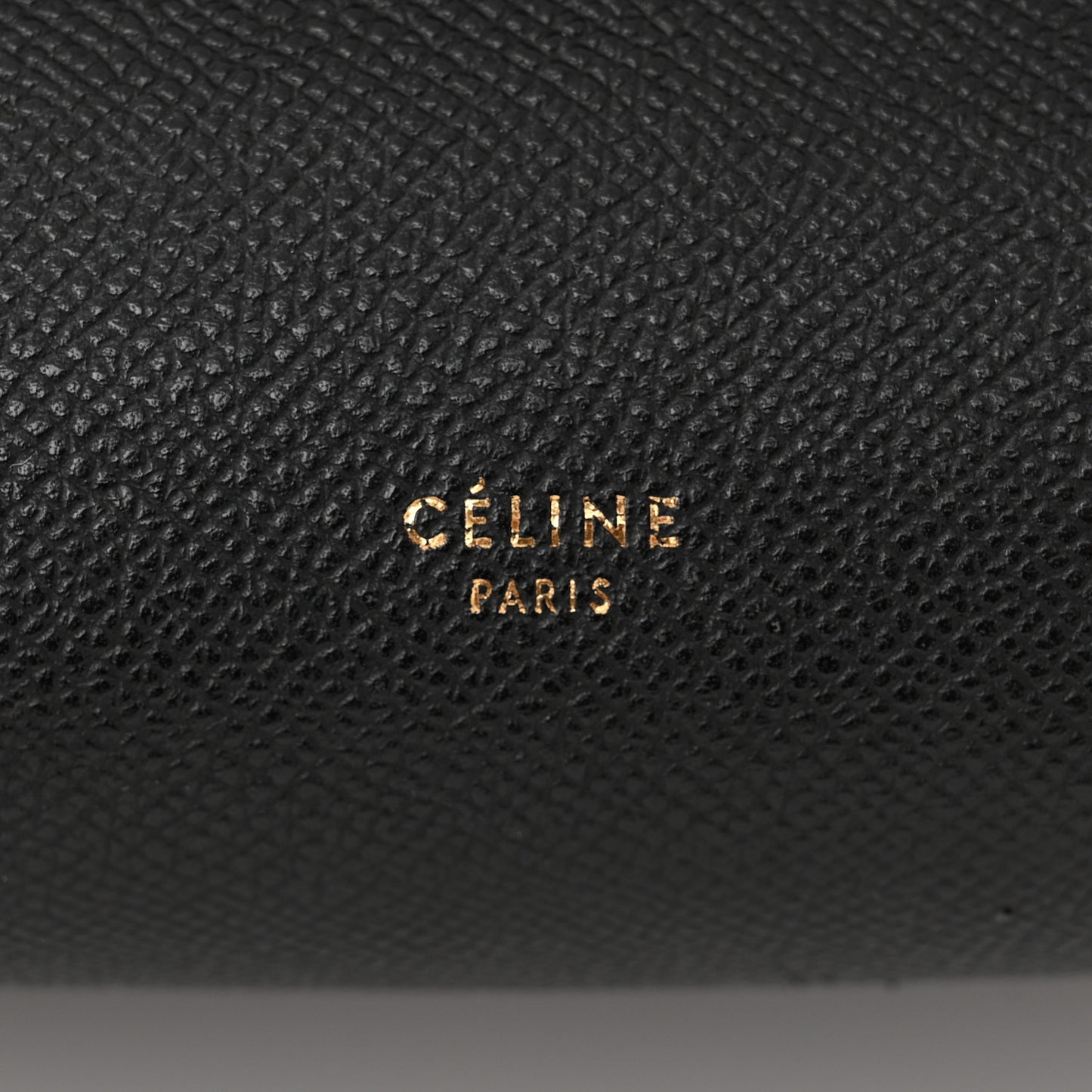 Grained Calfskin Mini Belt Bag Black