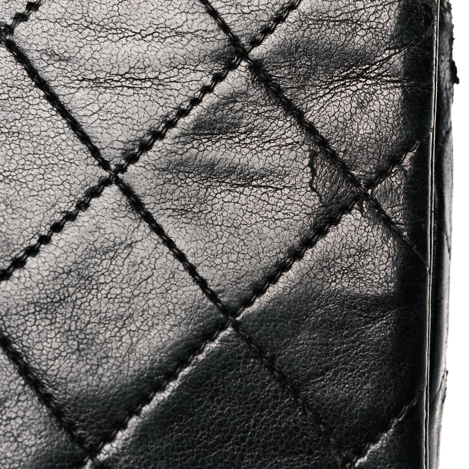 Chanel Lambskin Quilted Medium Double Flap Black 17 of 18