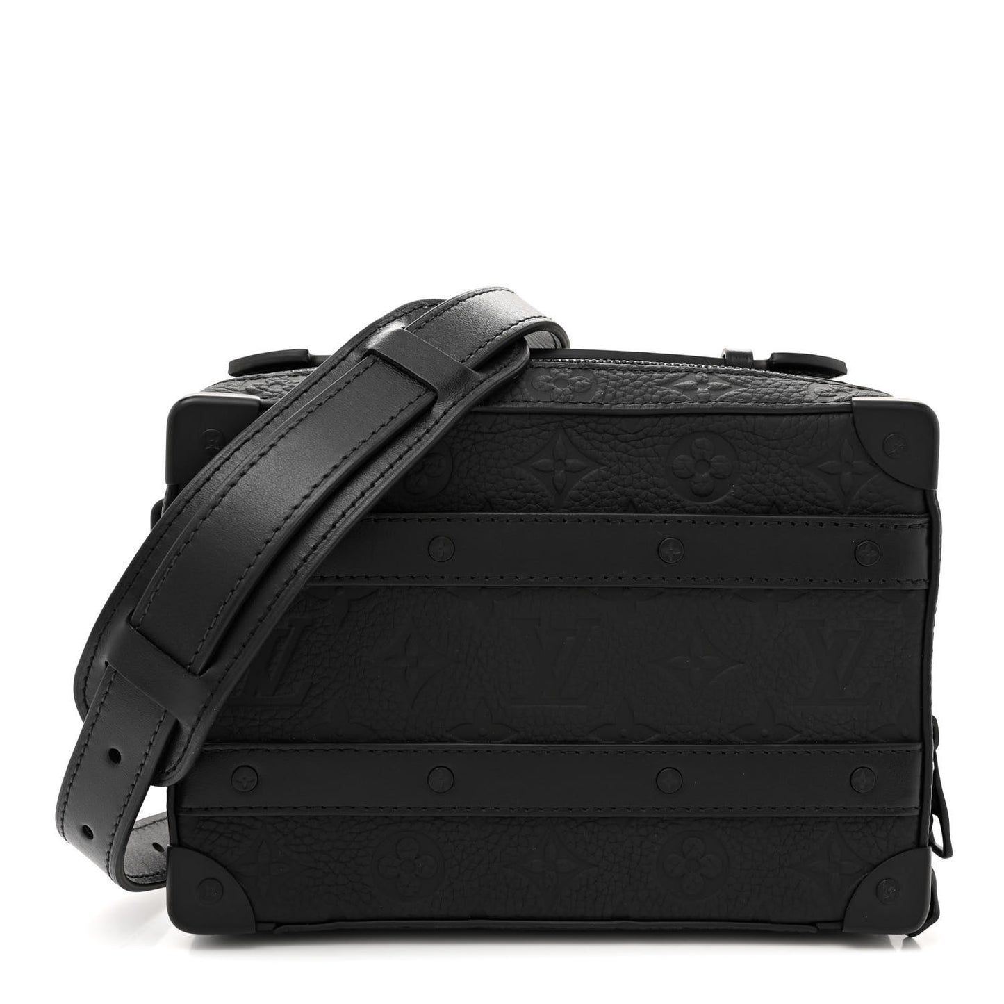 Taurillon Monogram Solar Ray Soft Trunk Black
