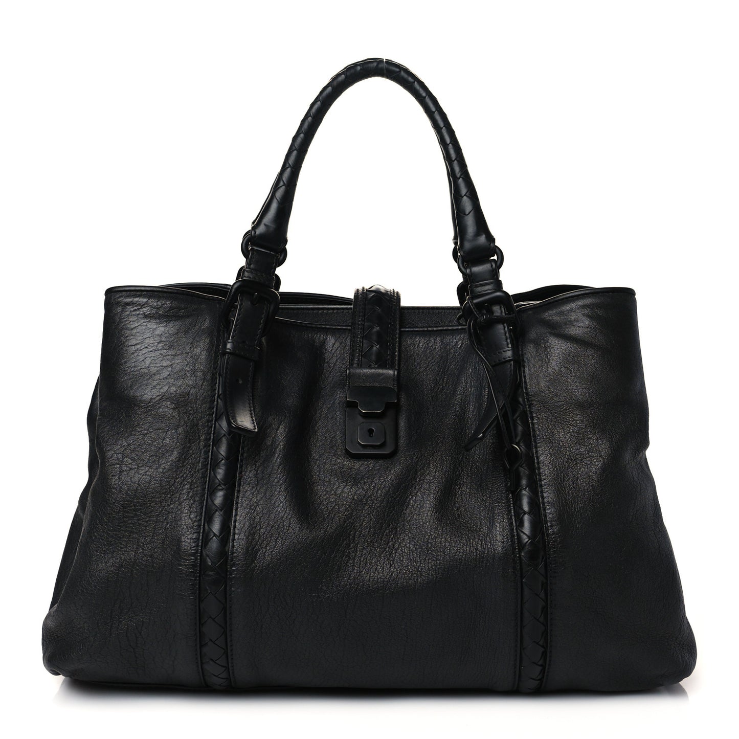 Nappa Roma Tote Black
