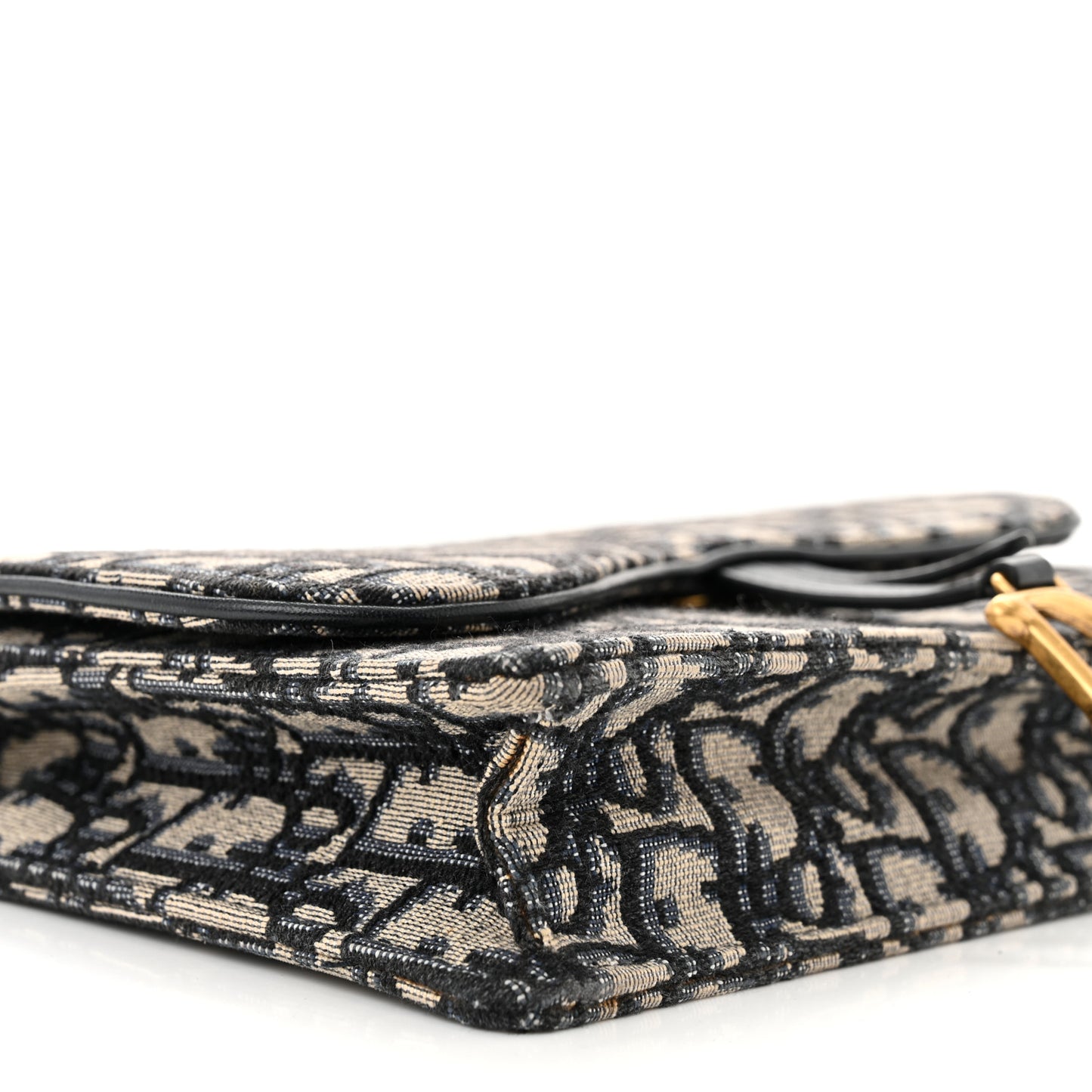 Oblique Saddle Chain Pouch Blue