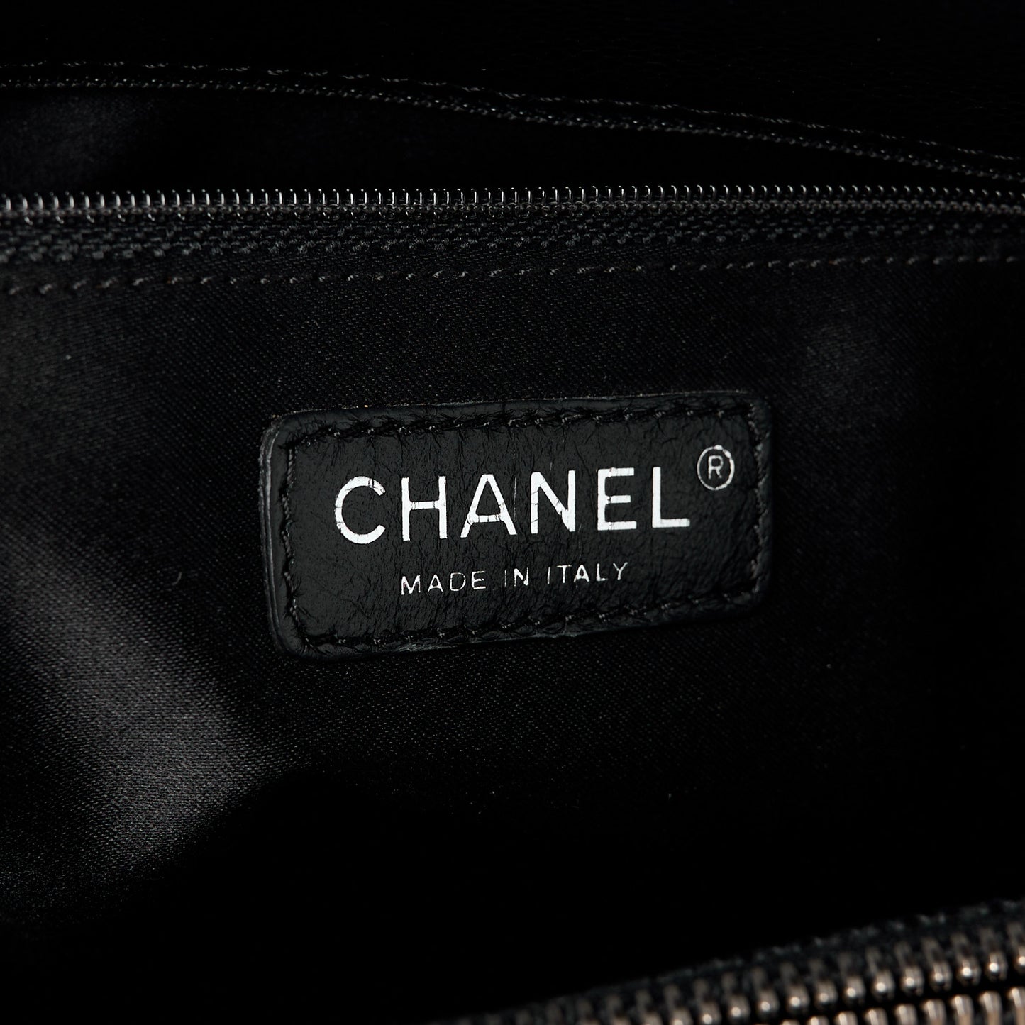 Caviar Quilted Grand Shopping Tote GST Black