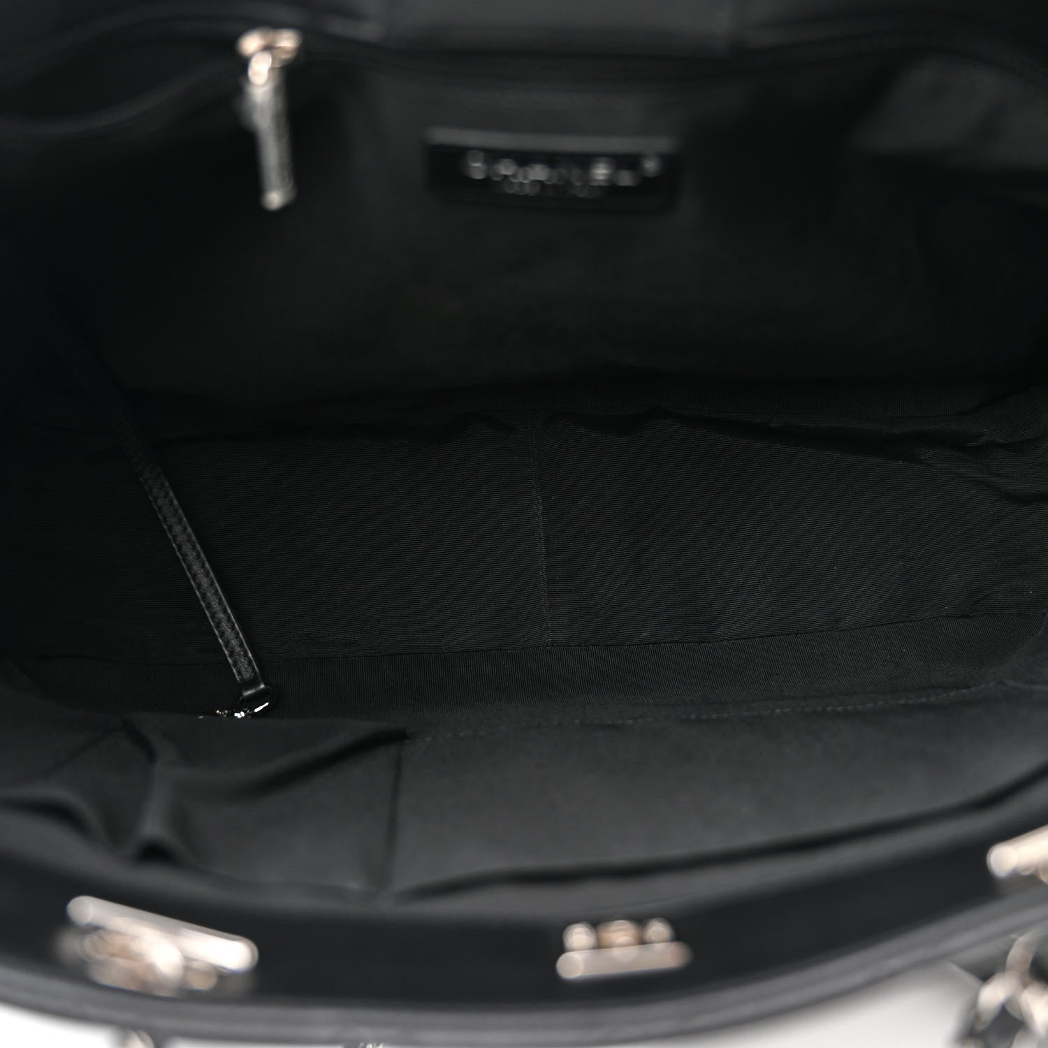 Chanel Calfskin Quilted Large Classic Shopping Tote Black 5 of 10