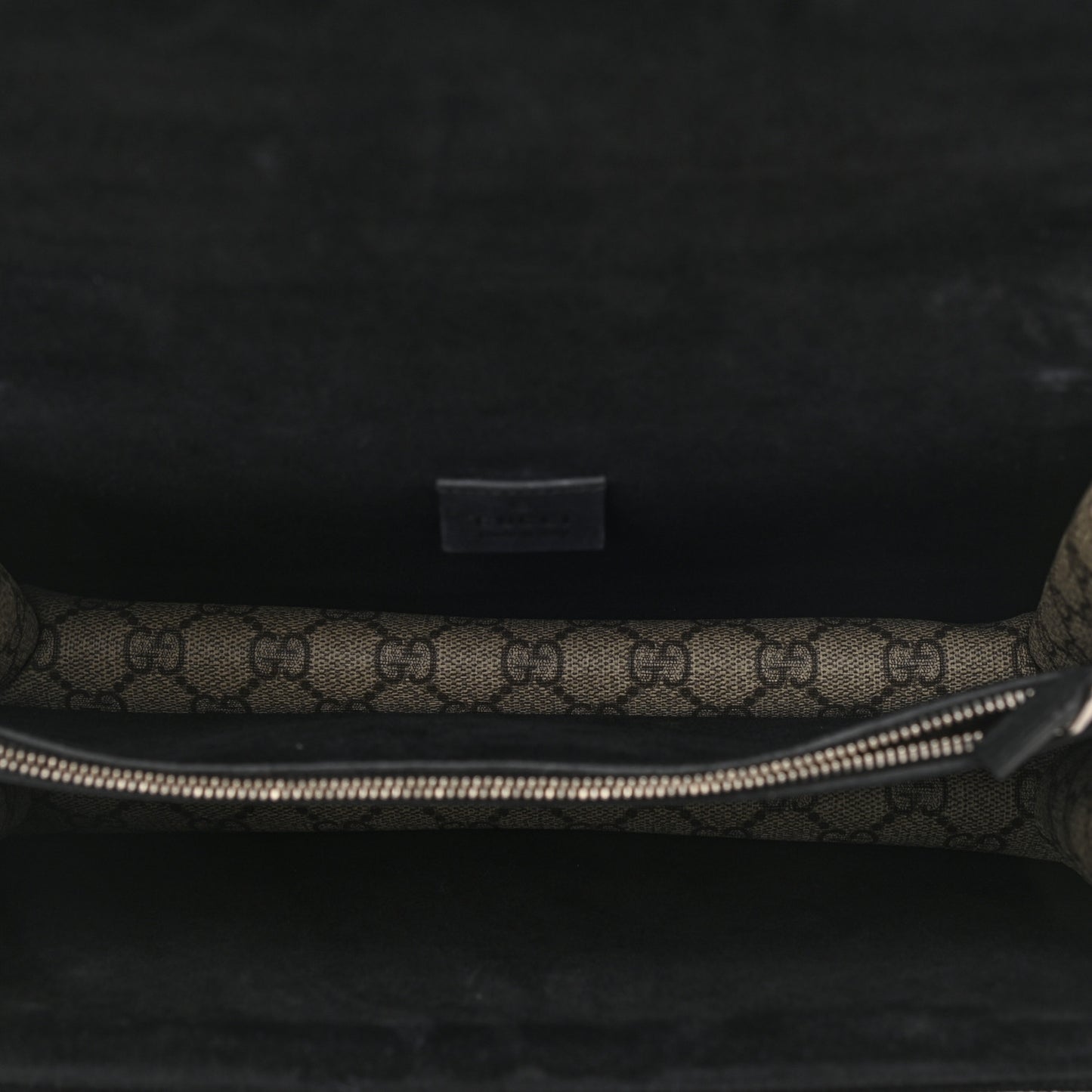 GG Supreme Monogram Small Dionysus Shoulder Bag Black