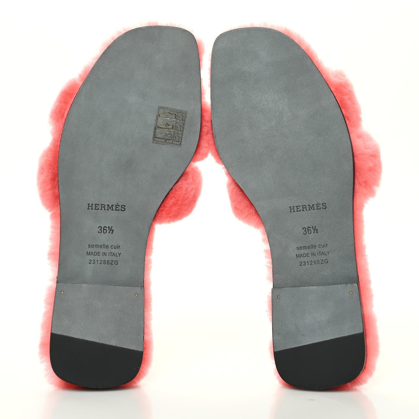 Woolskin Oran Sandals 36.5 Rose Du Desert
