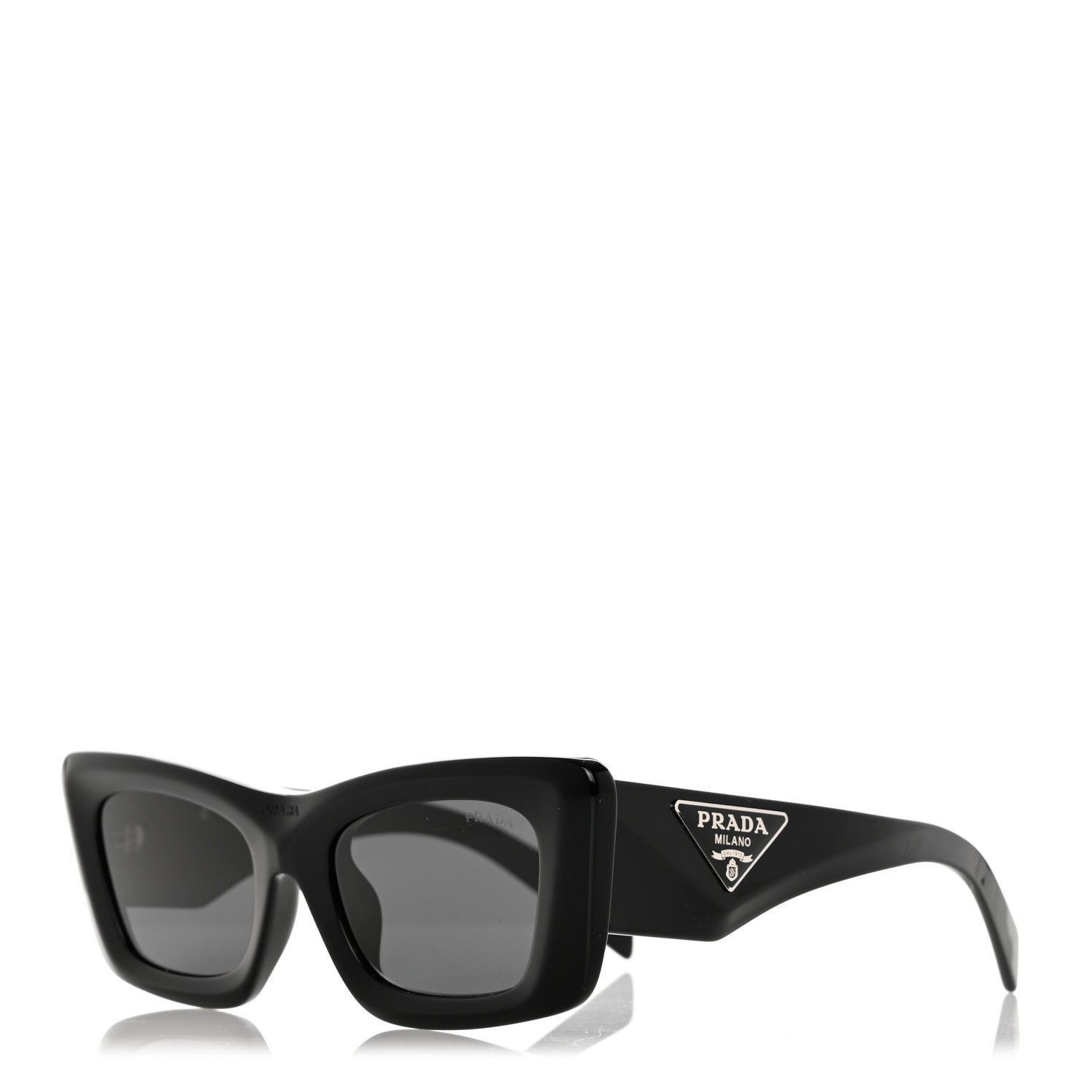 Prada Acetate Symbole Sunglasses SPR 13Z Black 1284504 