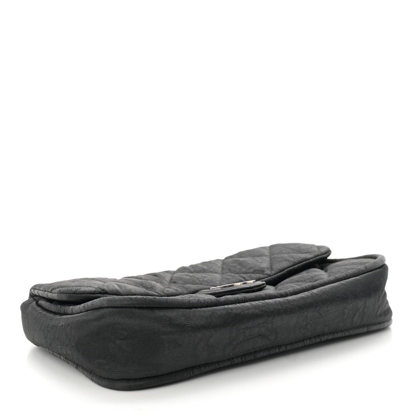 Coated Canvas Quilted Le Marais Flap Black