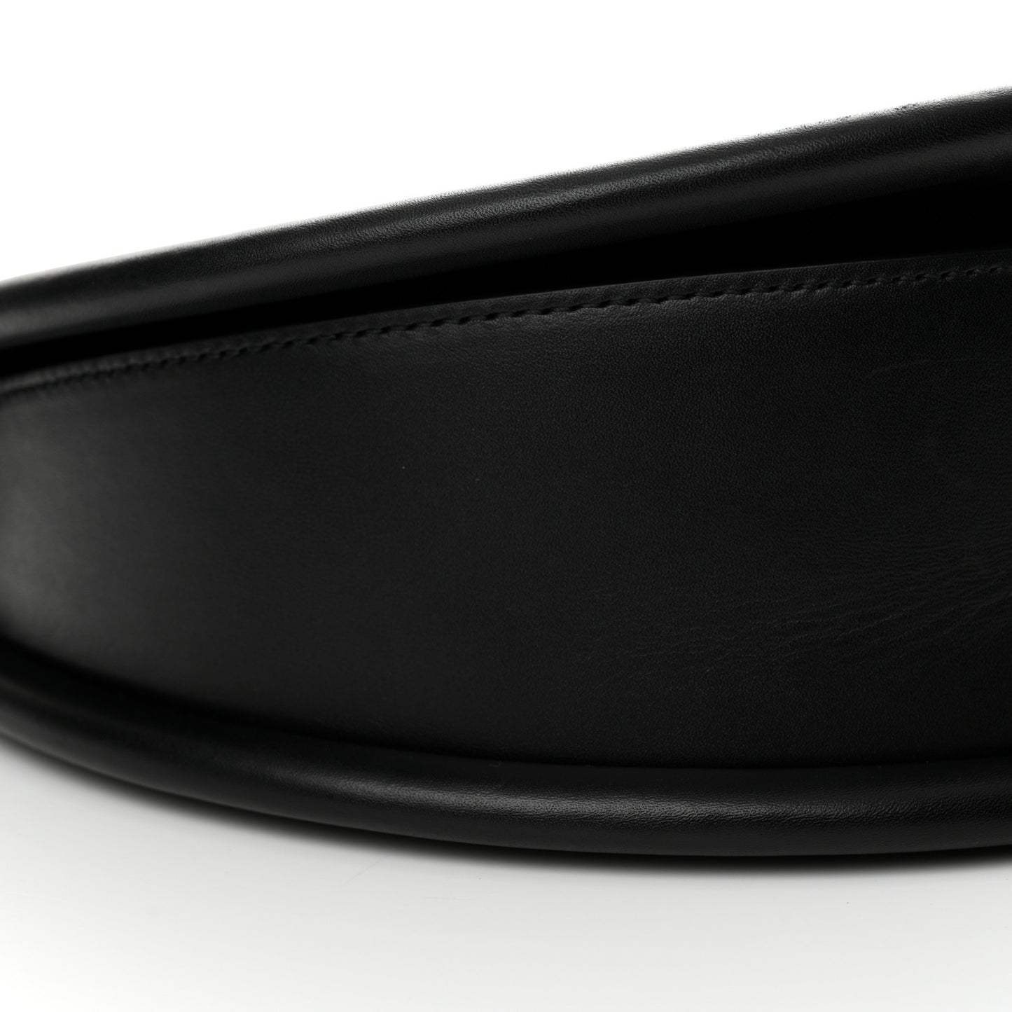 Calfskin Aura Shoulder Bag Black