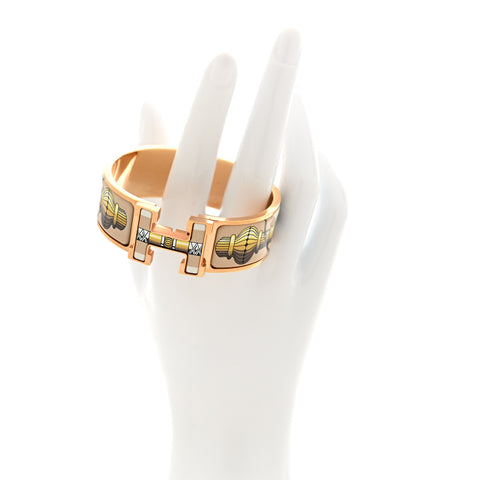 Enamel Wide Print Cliquetis Clic Clac H Bracelet PM Songe Nuit