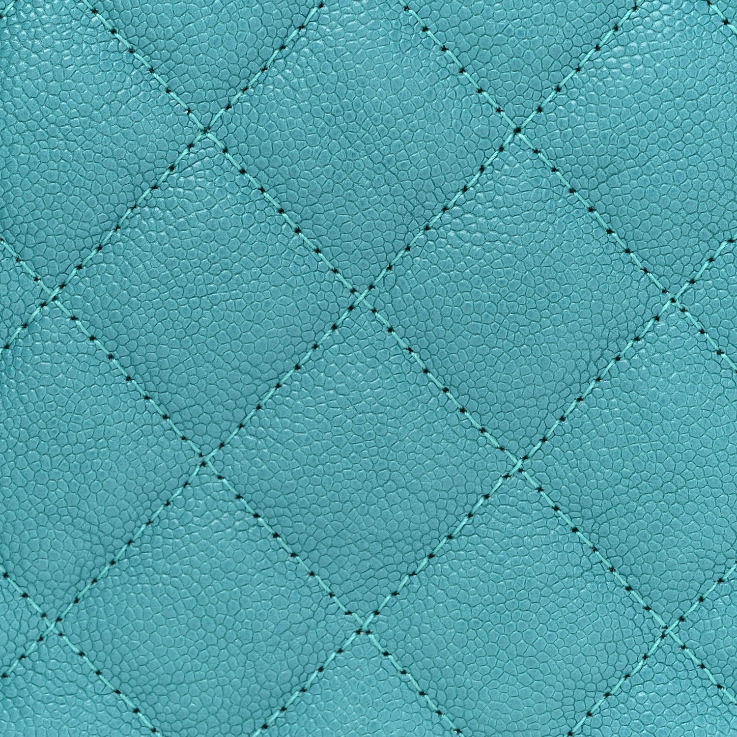 Chanel Caviar Quilted North South Boy Flap Turquoise 7 of 10