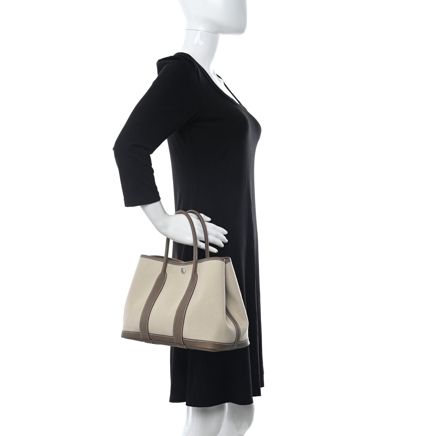 Toile Garden Party 30 TPM Tote Beton Etoupe