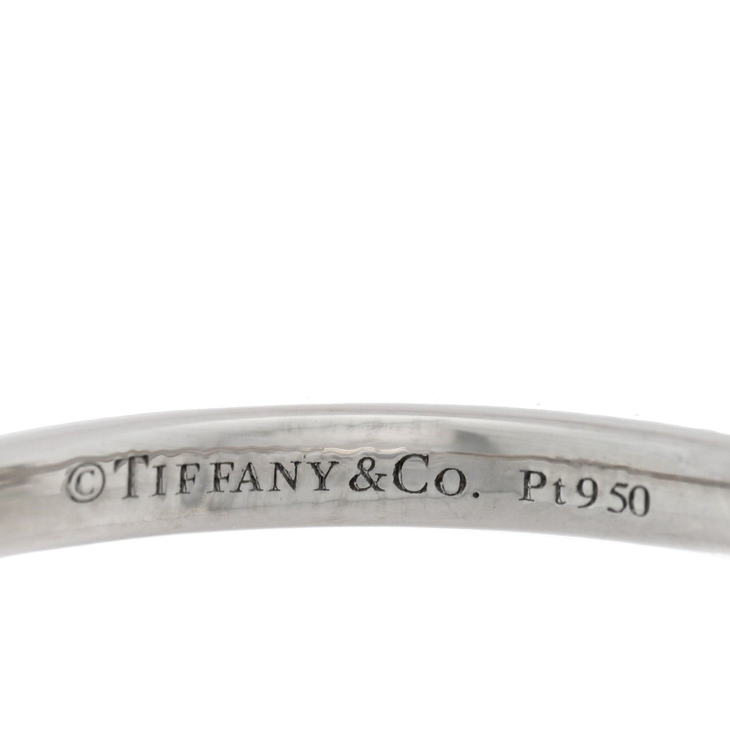 Tiffany Platinum Diamond Green Tourmaline Legacy Ring 52 6 4 of 4
