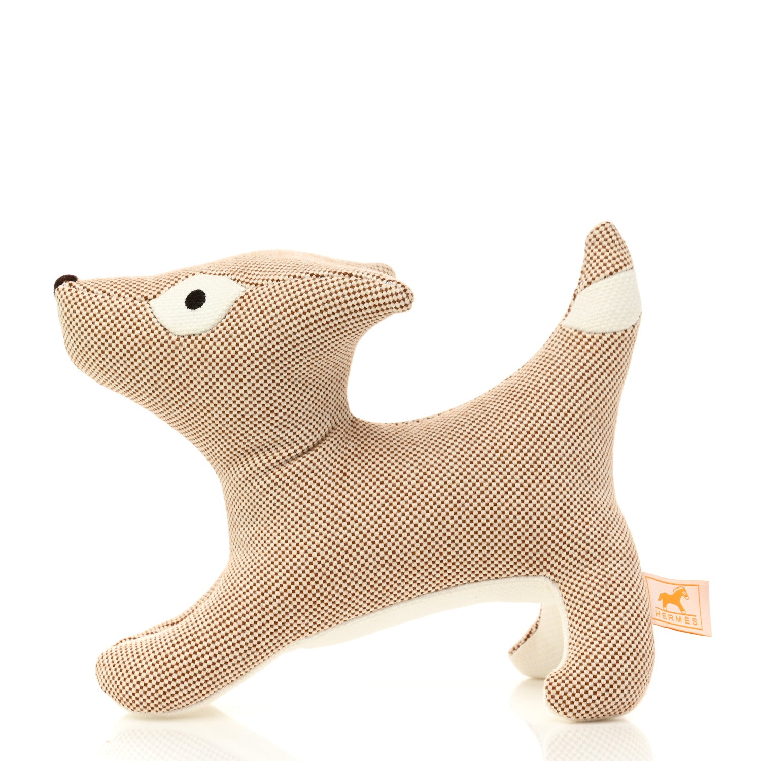 Hermes Cotton Nestor Epopee Dog Plush Naturel 1 of 6