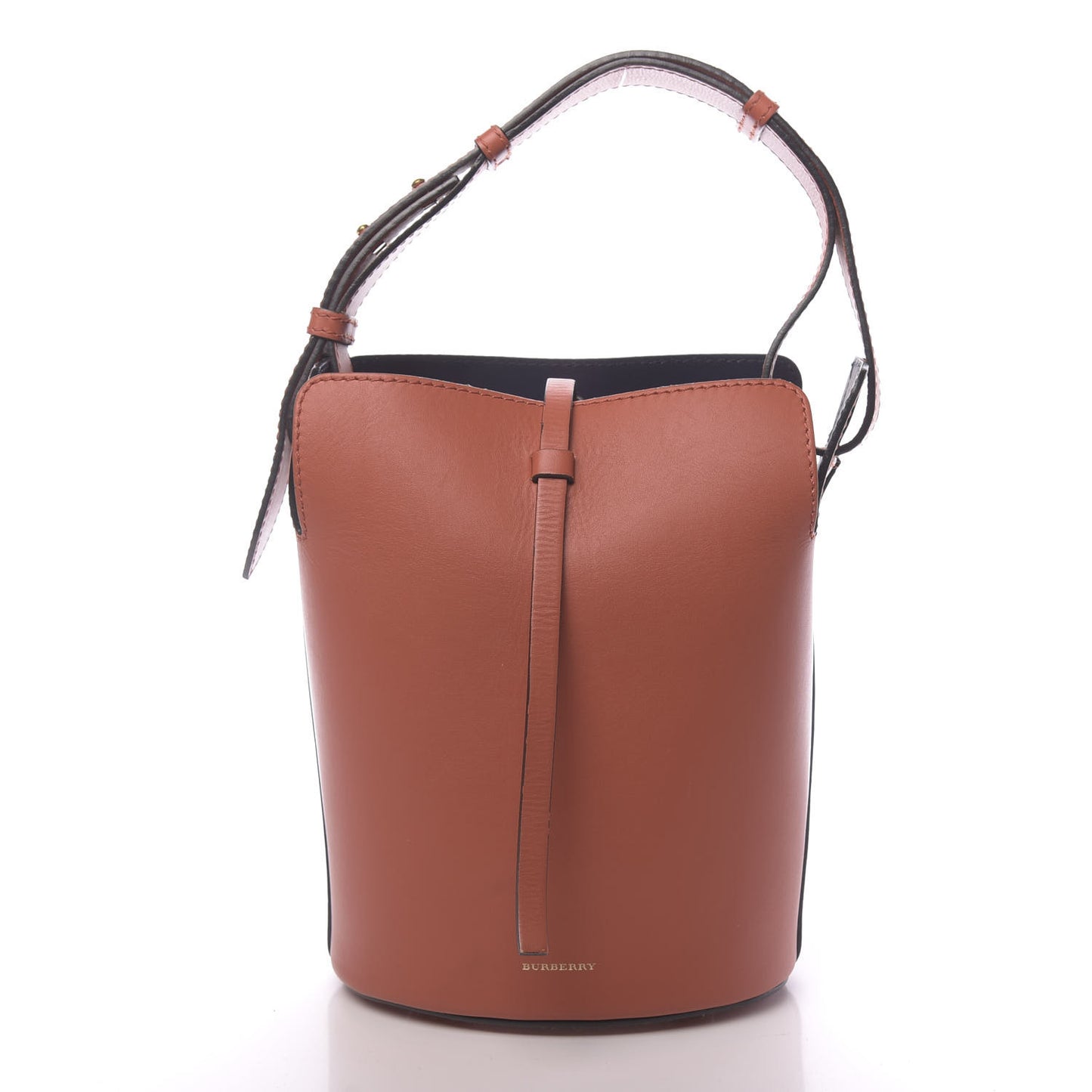 Supple Calfskin Small Bucket Orange