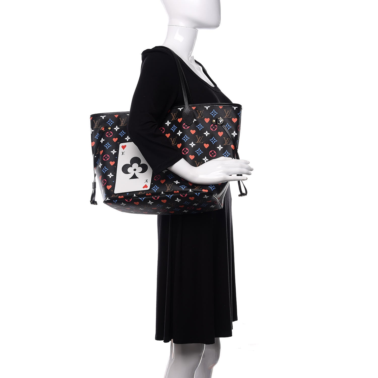 Louis Vuitton Game On Neverfull MM Black 2 of 10