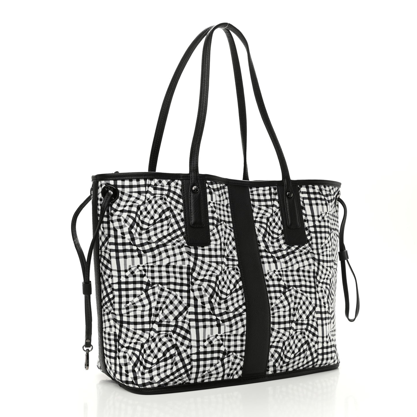Visetos Medium Liz Reversible Shopper Tote Black