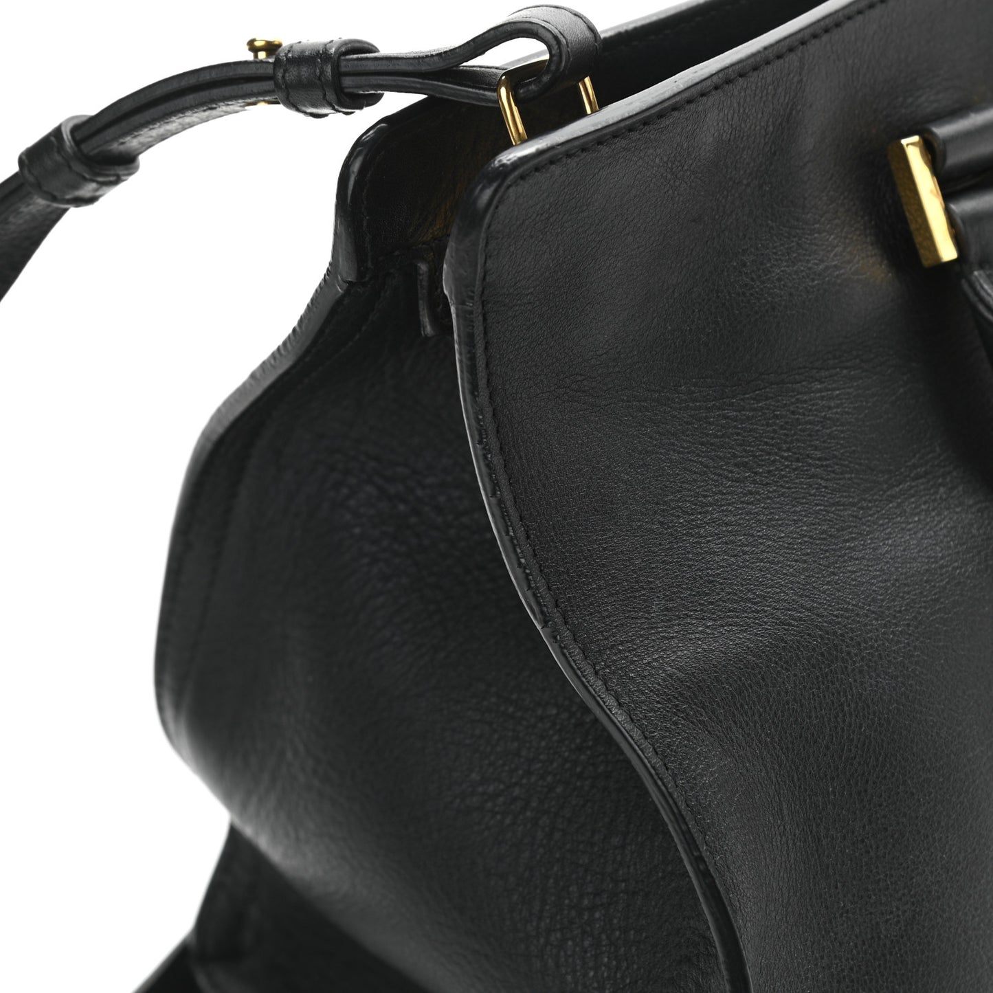 Calfskin Small Classic Y Cabas Black