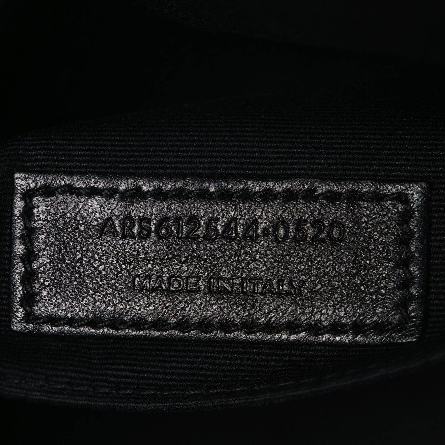 Calfskin Matelasse Monogram Monochrome Lou Camera Bag Black