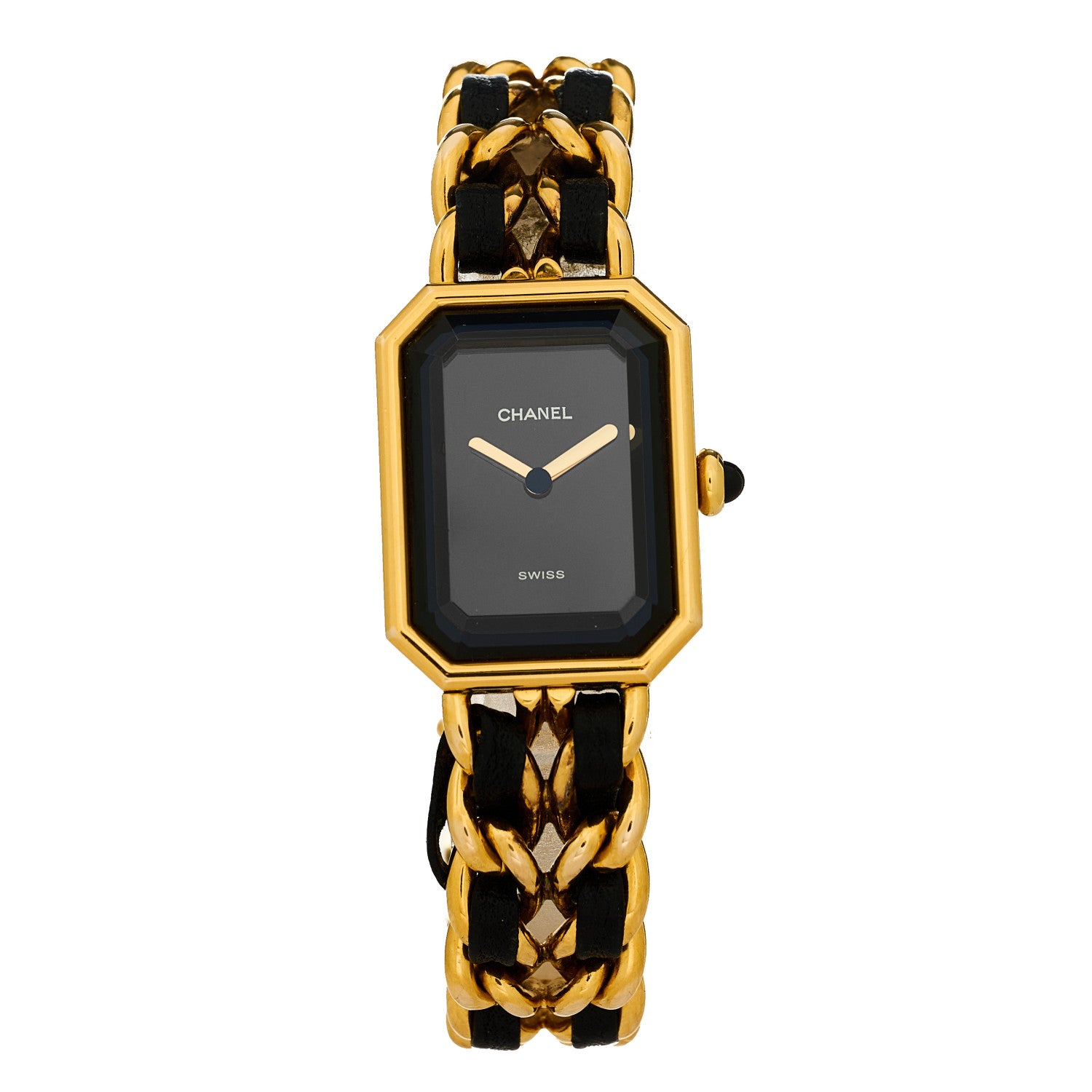 Chanel Stainless Steel Lambskin 20mm Chain Premiere Quartz Watch