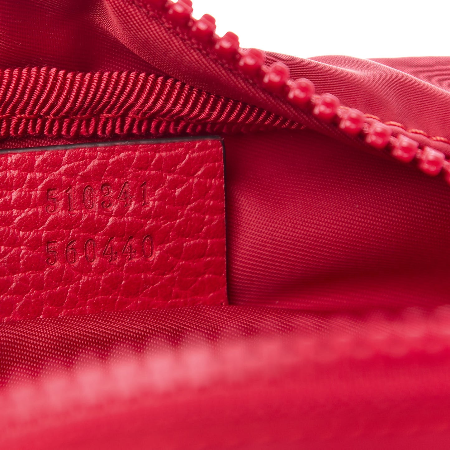 Nylon Monogram Small Dolmias Pouch Vibrant Red